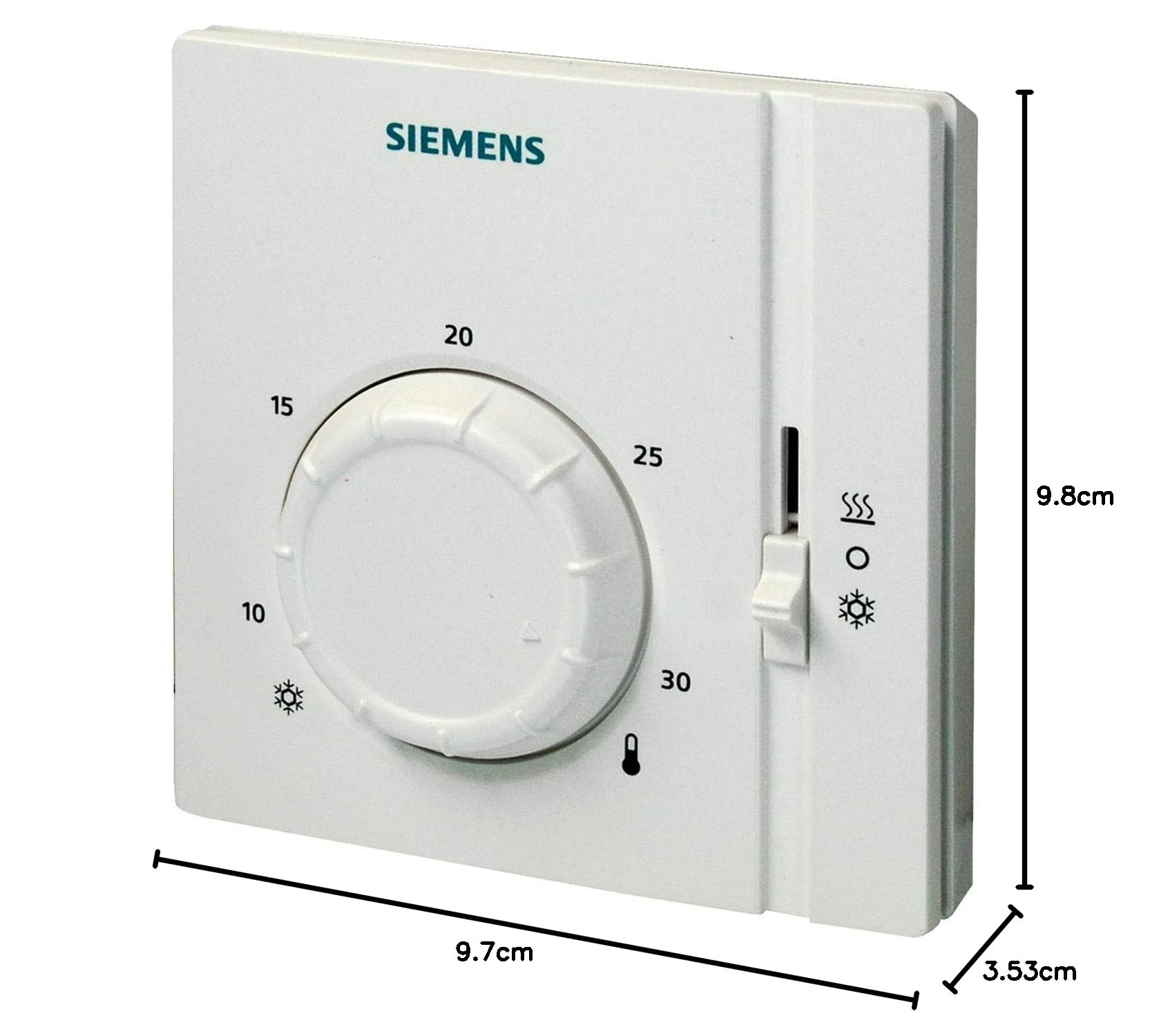 Siemens - Thermostat D'Ambiance RAA41 Chauffage/Rafraîchissement 8-30°C