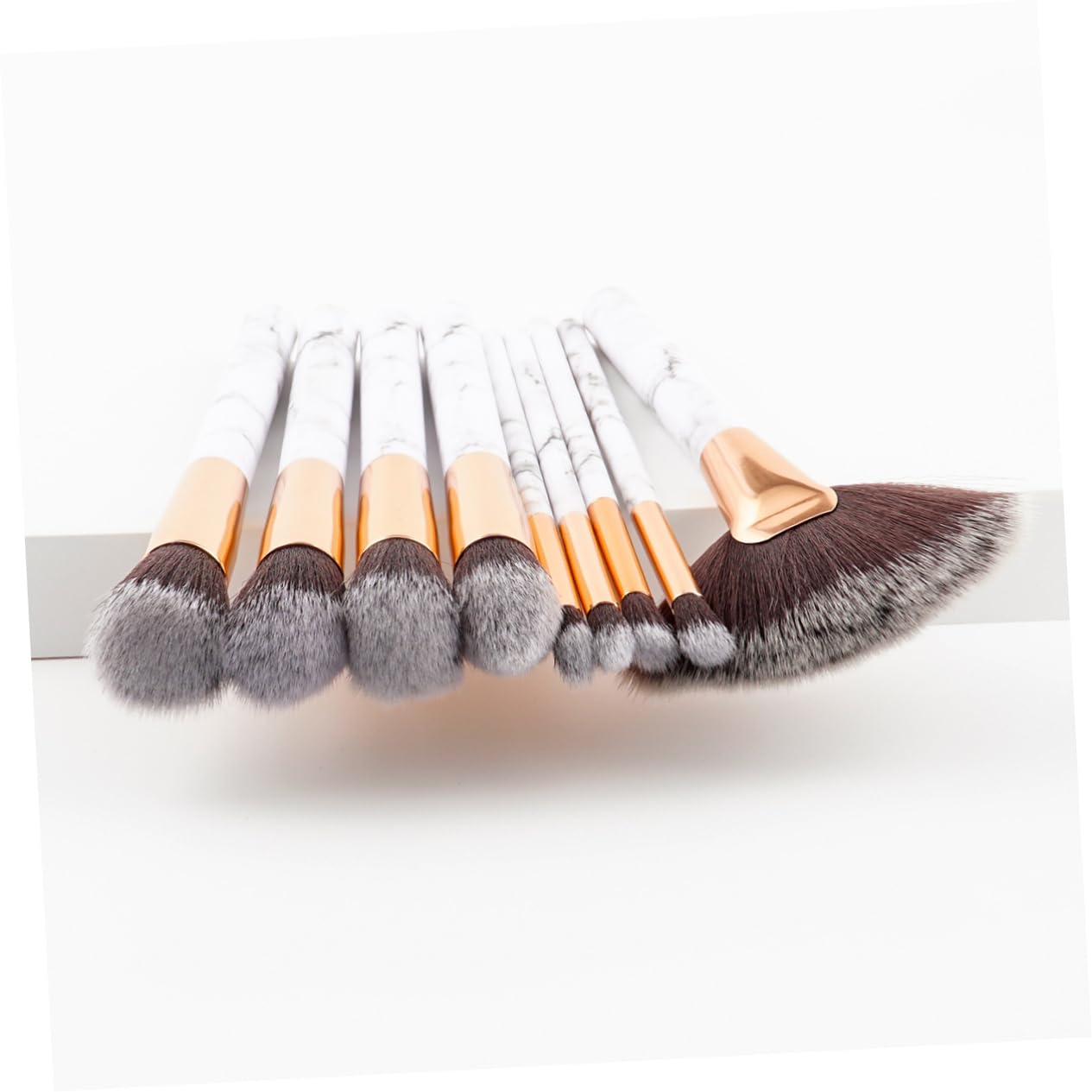 MAGICLULU Set Di 3 Pennelli Per Il Trucco Pennello Triangolare Per Fard Setole in Nylon Anti-perdita Facile Da Pulire Ottimo Per Luso Quotidiano E Per La Sperimentazione T-09-002 9 Pezzi*3