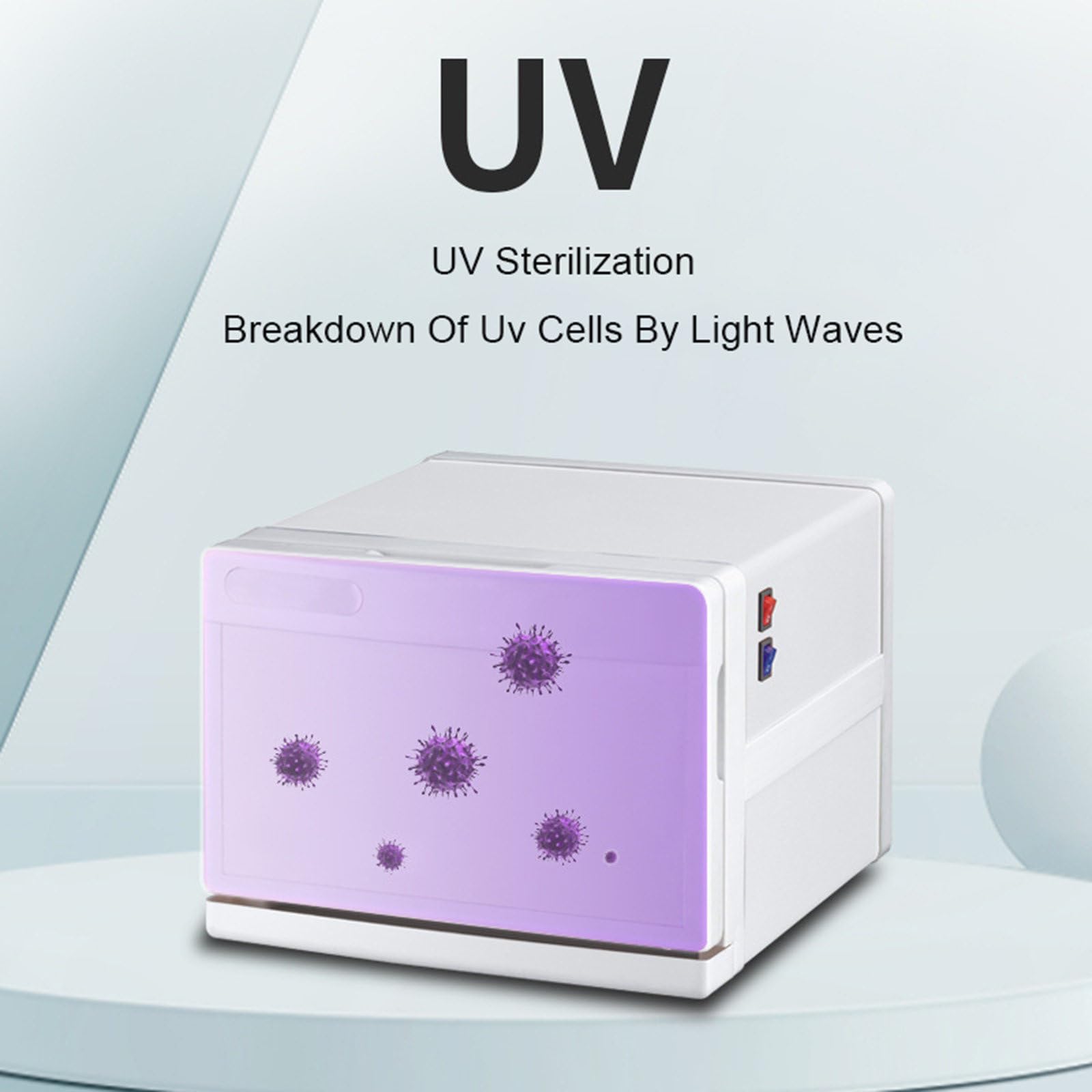 8L Handtuchwärmerschrank, professioneller Handtuchwärmer, UV-Sterilisatorkabine, Upgrade des schnell erhitzenden Aluminium-Innenraums, für Gesichtsbehandlungen, Friseur, Salon, Zuhause