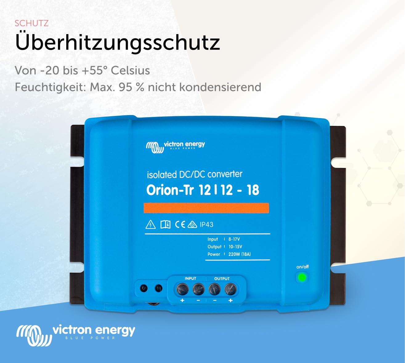 Victron Energy Orion-Tr Spannungswandler - 12/12V 18A 220W - Isoliert