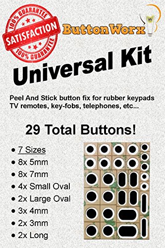 ButtonWorx TV Remote Button Repair kit BW29K