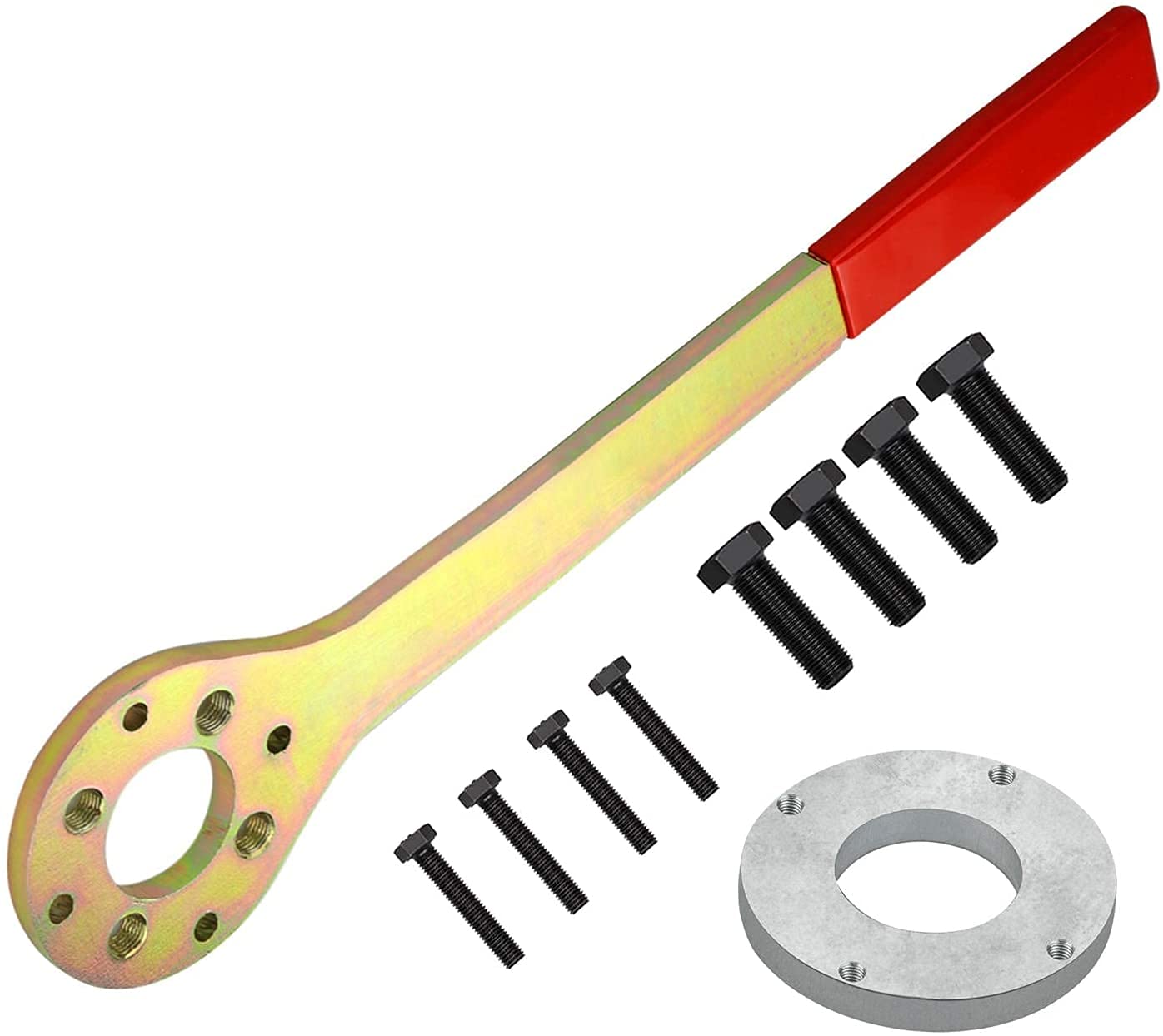 Buy Crank Pulley Tool 1v2,Crank Pulley Tool Kit Screw Wrench Holder for Subaru Imprezas