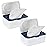 Flenpptly 2 Pack Baby Wipes Dispenser, Wipes Case Baby Wipe Holder Keeps Wipes Fresh, Non-Slip, Easy Open & Close (2 Pack Blue)