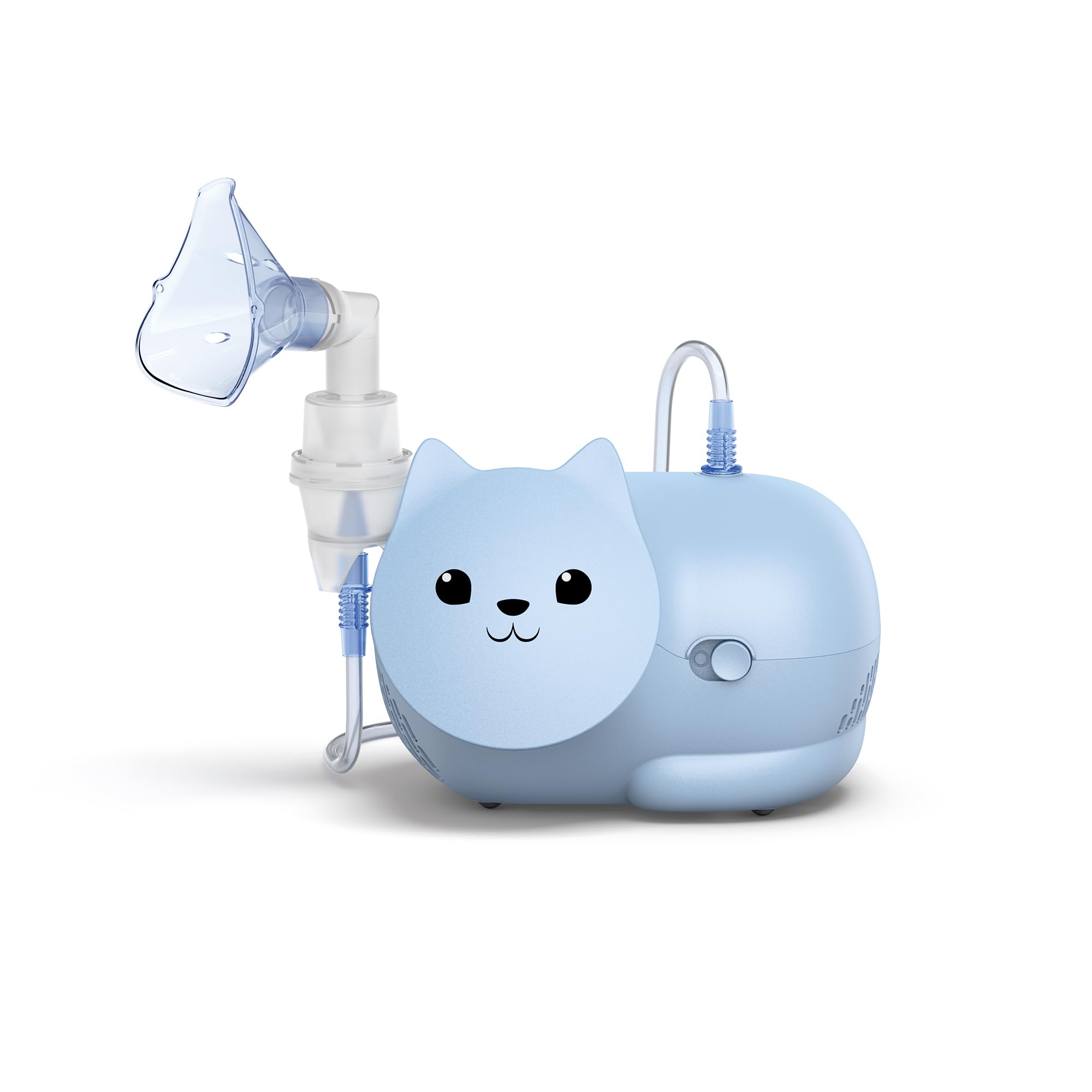 OMRON Nami Cat Inhalationsgerät – Inhalationsgerät kinder, leistungsstarker Kompressor für schnelle und effektive Behandlung von Atemwegserkrankungen bei Kindern