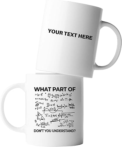 Taza de café personalizada con texto en inglés «What Part of Don't You Understand», taza de cerámica de 11 onzas, divertida taza de cerámica para