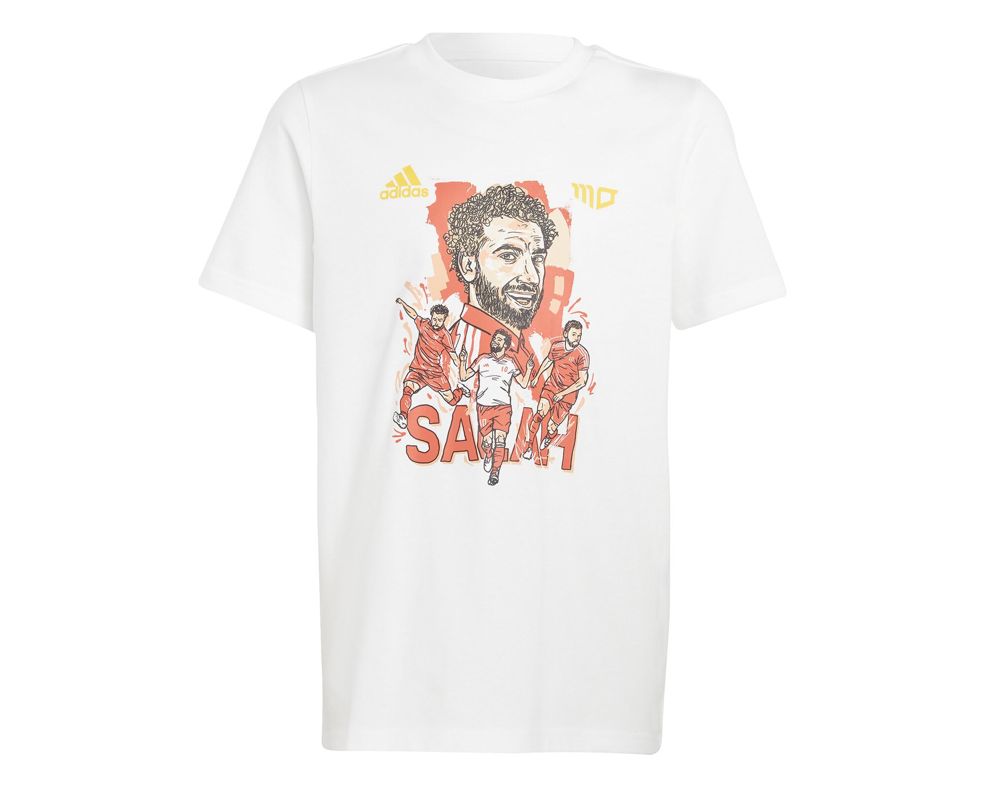 Y Salah G T Genç Futbol Tişörtü HT5190 Beyaz