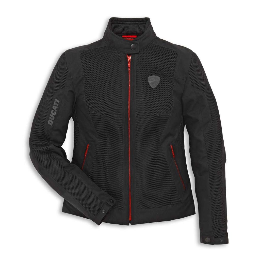 Ducati 981027964 Flow Women's Textile Mesh Riding Jacket - Medium