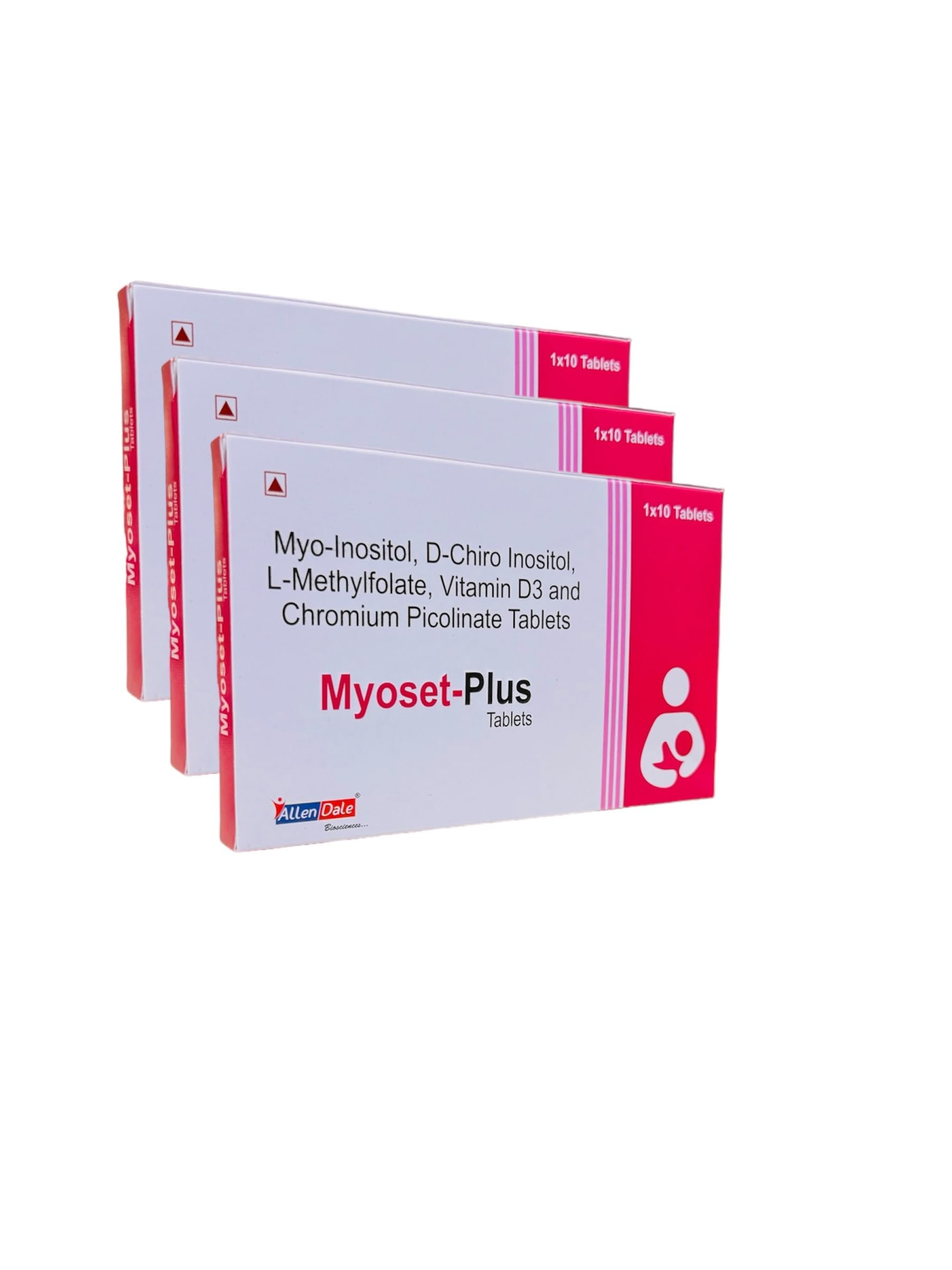 Allen Dale PCOS, PCOD management for women- Myo-inositol, D-Chiro Inositol, L-Methylfolate Vitamin D3, Chromium picolinate, Pack of 60 Tablets (B0D37WZ15T) Amazon Price History, Amazon Price Tracker