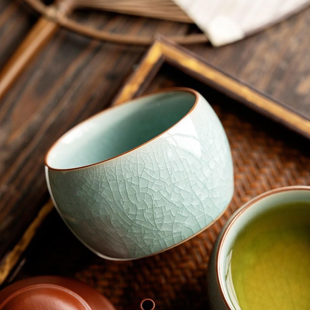 GSOUL Kungfu Tea cup Household Tea Cup Ceramic Host Single Home Drinking Personal Small Tea Cups