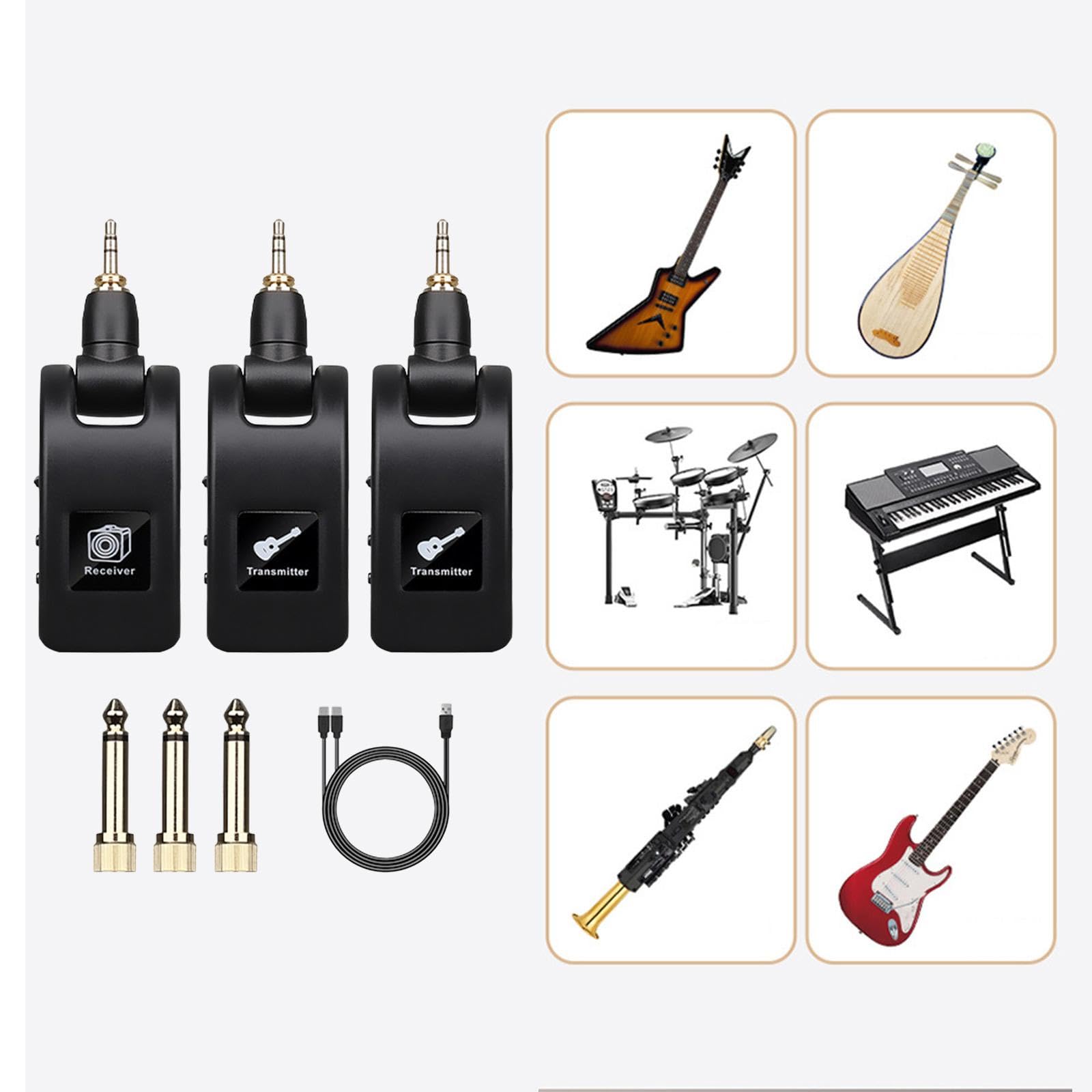 Trasmettitore E Ricevitore Audio Sistema per Chitarra Sistema Microfonico Attrezzatura Musicale