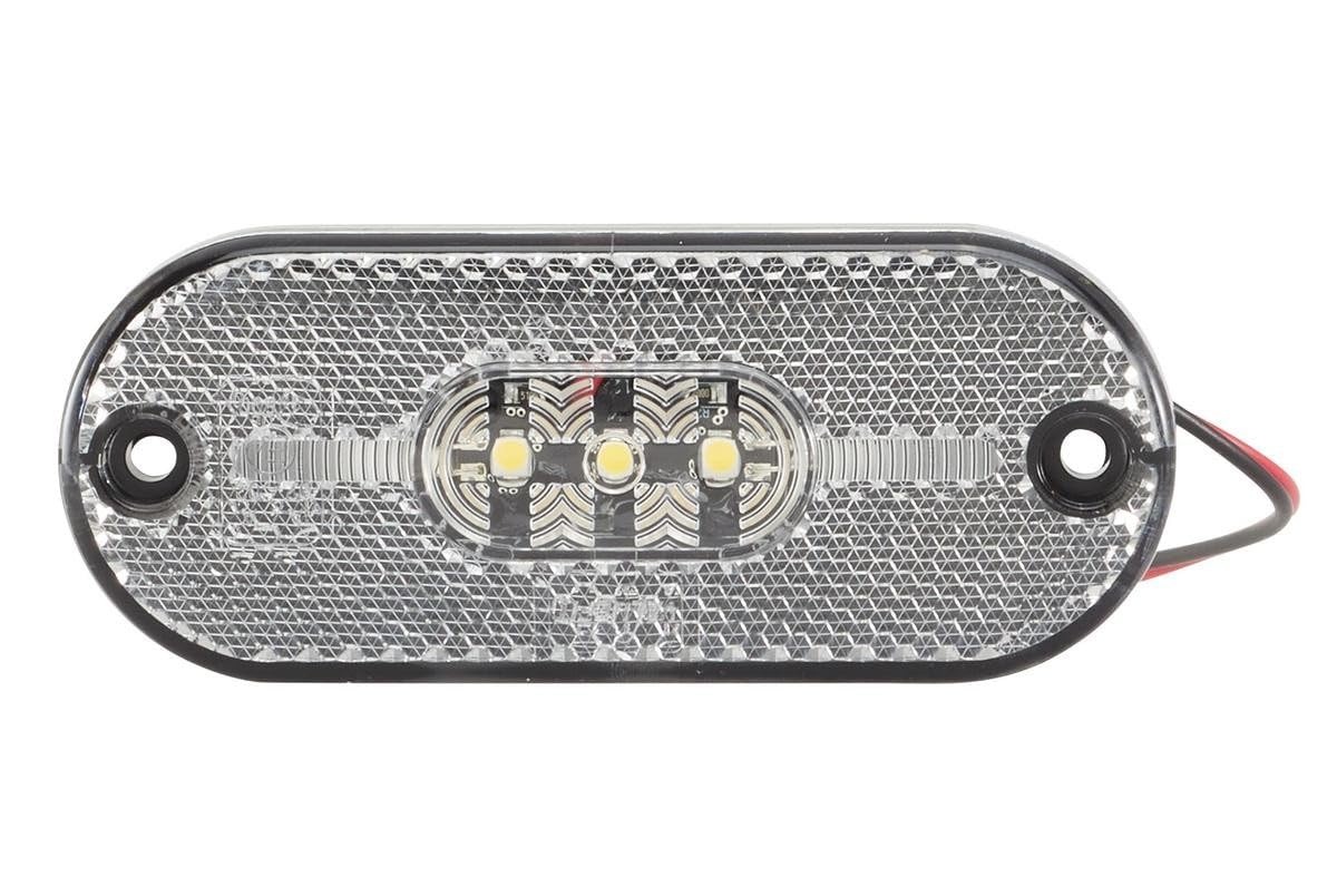 HELLA VALUEFIT Światła pozycyjne - LED - 12V - Oprawa/Połączenie śrubowe - Kolor szkła reflektora: przezroczysty - z przodu - Ilość: 1 - 2PG 357 009-021