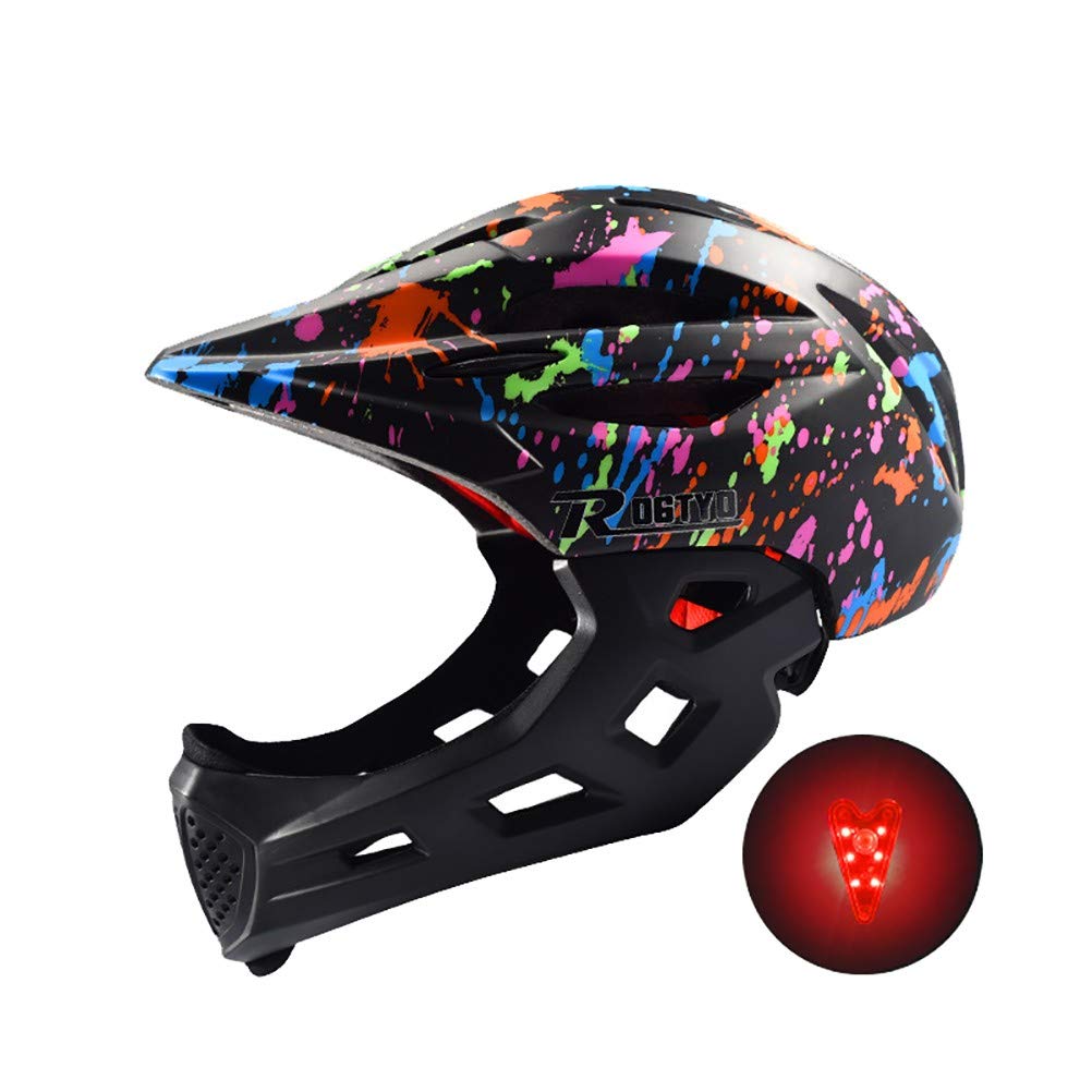 Kinder Fahrradhelm Abnehmbar Integralhelm Verstellbar Kinderhelm Multi-Sport Schutzhelm für 3-15 Jahre Junge Mädchen Skateboard Roller Inlineskaten Scooter BMX