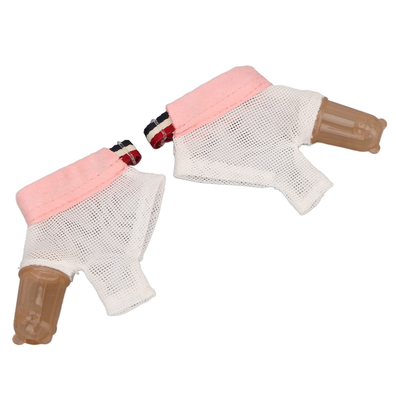 1 Paire Pouce Sucer ArrêT Pouce Sucer Doigt Garde Doux RéGlable avec Boucle Pouce Traitement Protecteur pour Enfant (Rose)