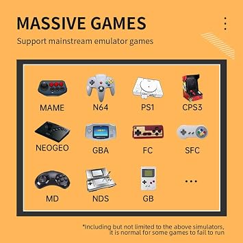 Powkiddy RGB20S Handheld Retro Game Console Built-in 15,000 Games 64G 3.5 Inch IPS Screen Open Source System