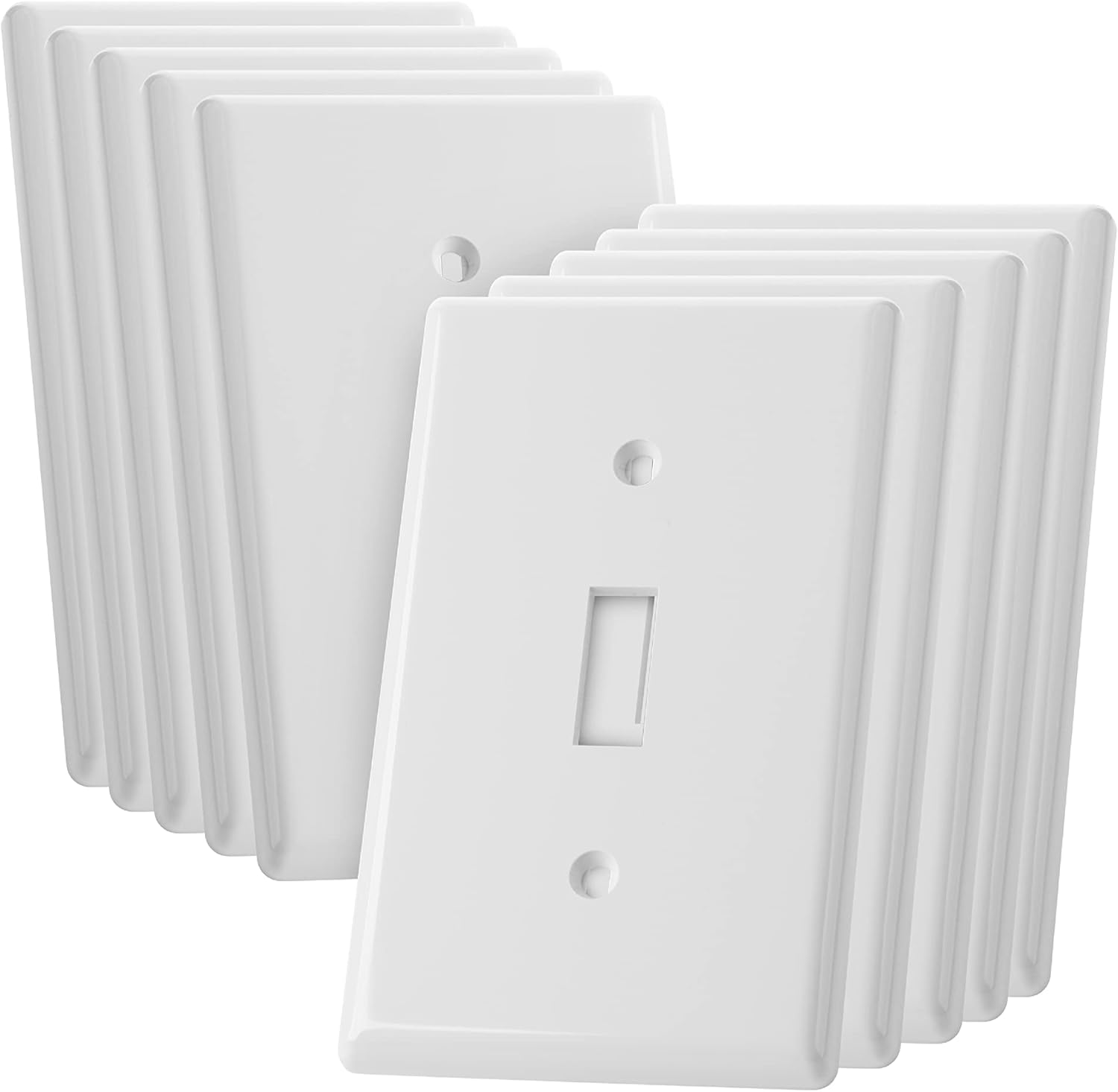 Bates Light Switch Cover, Switch Plate Covers, Pack of 10, Single