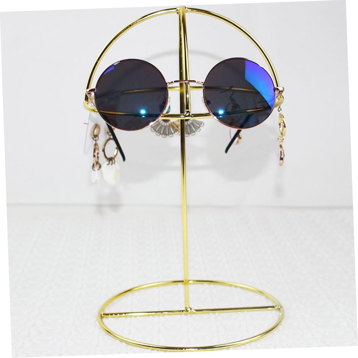 Cabilock 1 Pc Colgador De Sombreros Grifos De Baño Perchero Para Sombreros Pantalla De Mesa Titular De La Joyería Sombrero Decorativo Confiable Metal De Múltiples Fines Percha
