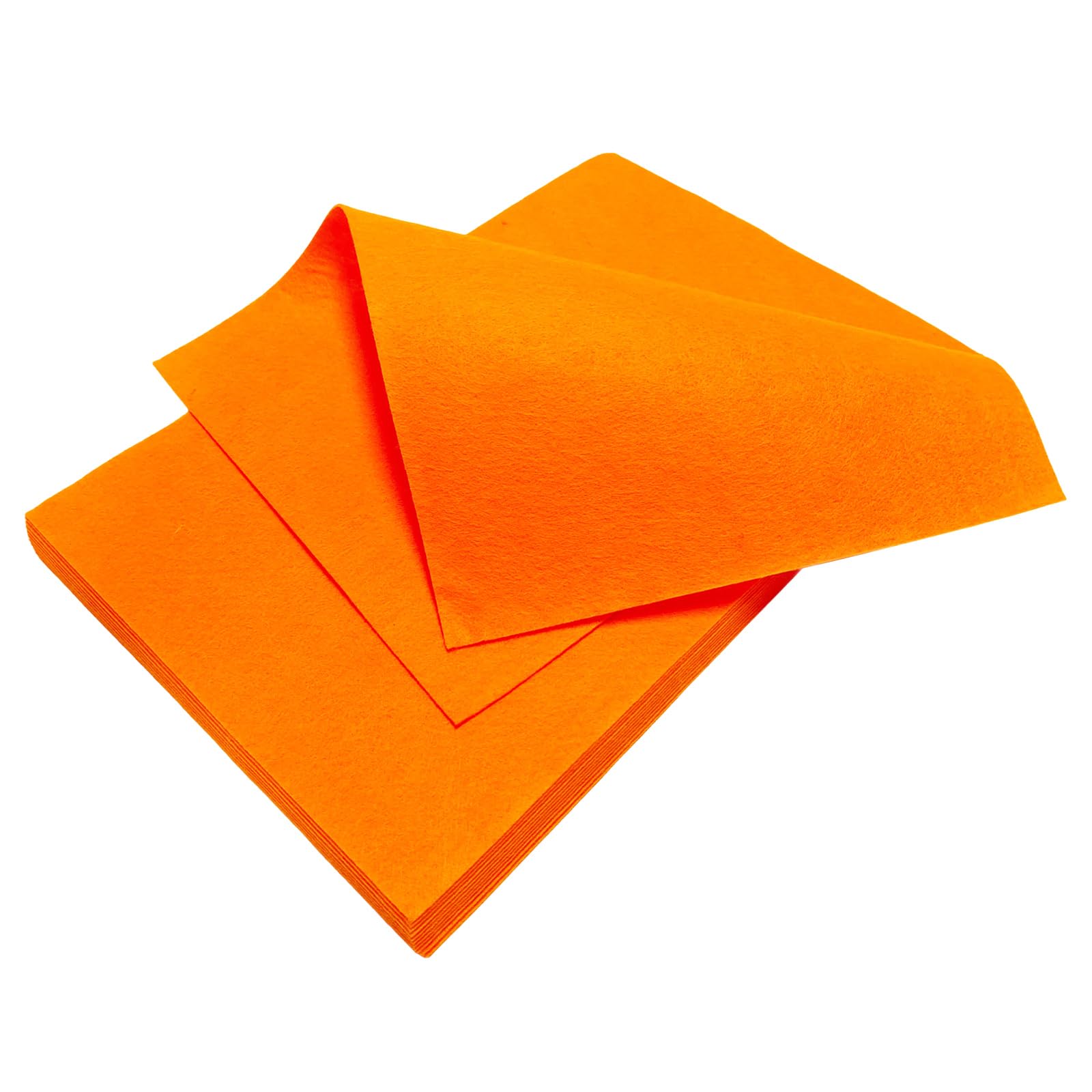 Jtnohx Orange Felt Sheets, Colour Felt Fabric For Crafts, 12 Pcs 1Mm Thick 20X30cm Soft Fabric Square For Handicraft Diy And Sewing Projects