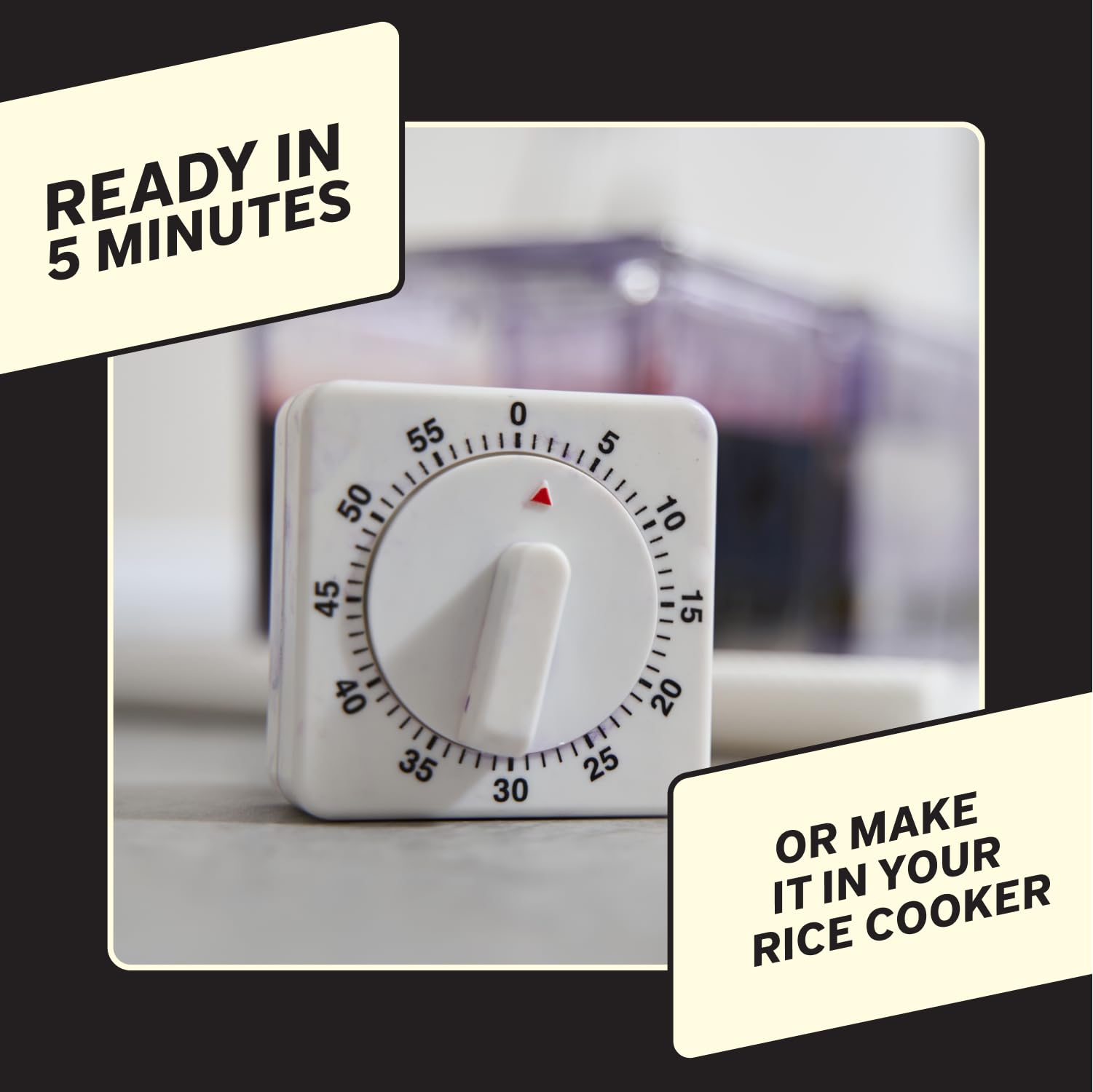 It’s That Simple White Rice Blend from It's Skinny, 50% Less Carbs, Certified Gluten-Free, Non-GMO & Vegan, Cooks in 5 Minutes – 5.29 oz (Pack of 6)