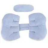 Travesseiro de Apoio Lombar para Amamentação Travesseiro de Cunha para Dormir Com Gravidez, Criada U Shape Shape Lombar Support Comfort Velvet Tampa p