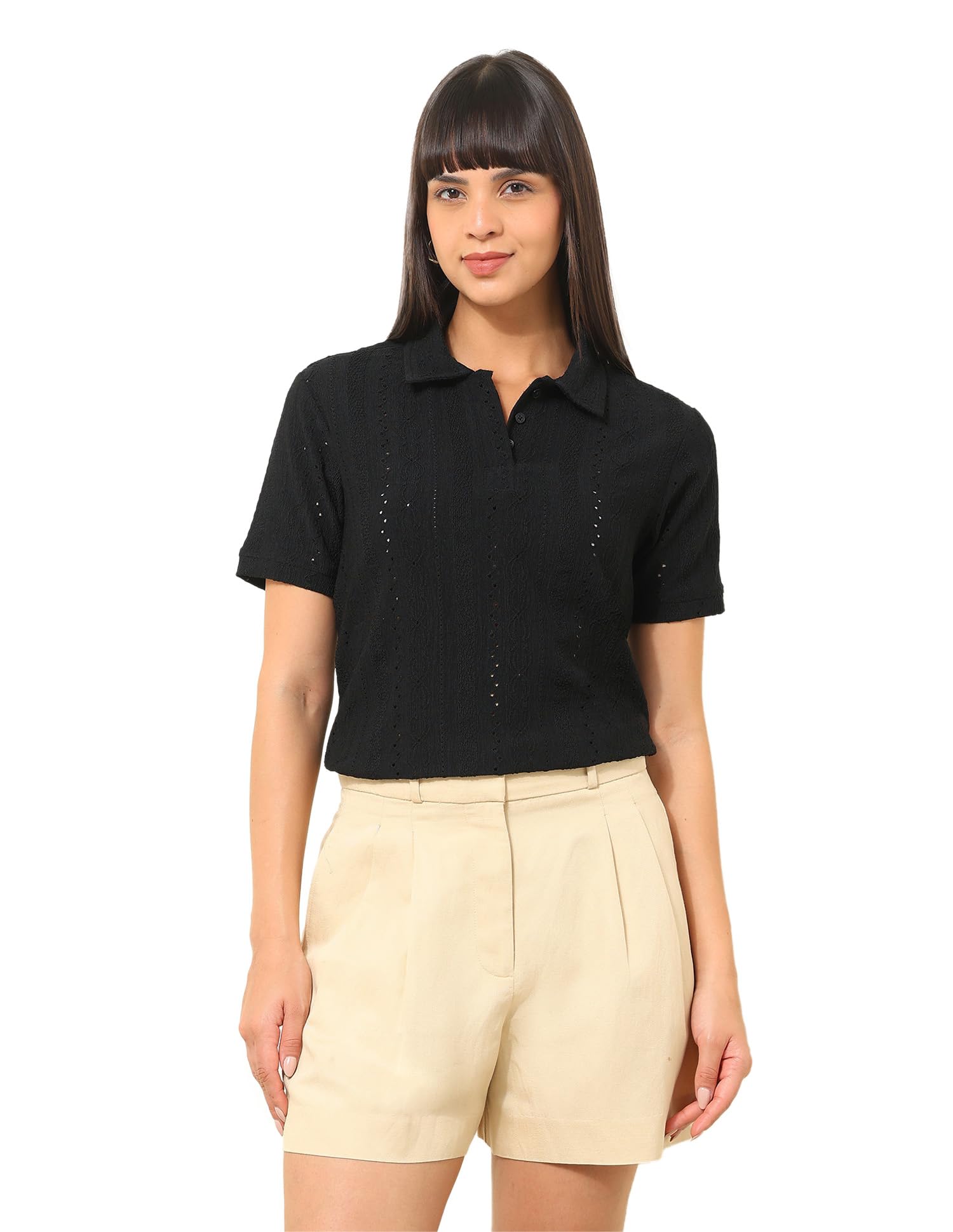 Women's Regular Fit Polo Shirt-image-46