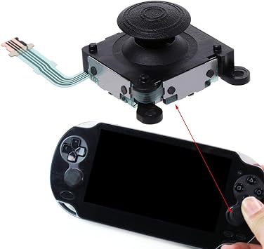 Replacement Right Left Button 3D Analog Control Joystick Thumbstick Module for PSV 2000 Controller