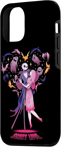 Vista 68 de iPhone 12 Pro Max Disney The Nightmare Before Christmas Jack Sally Scary Love Case