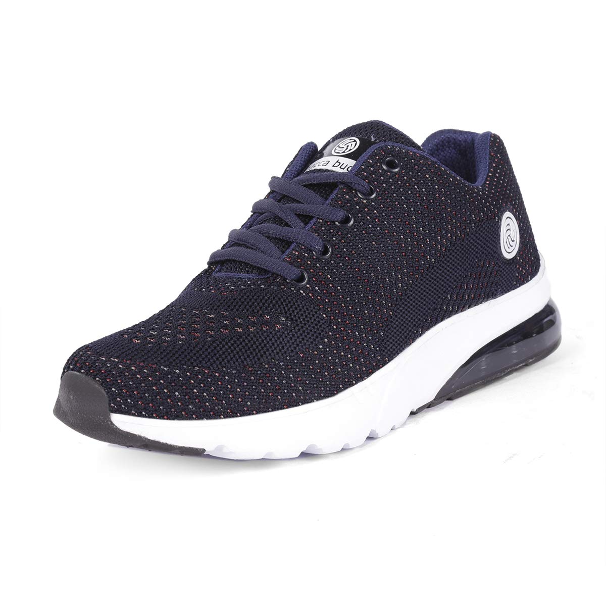 Bacca Bucci® Trail Running Shoes Men - 3D Knit Air Cushion Athletic Sports Trainer Walking/Running Sneaker-Blue (B07RTGWGQK) Amazon Price History, Amazon Price Tracker