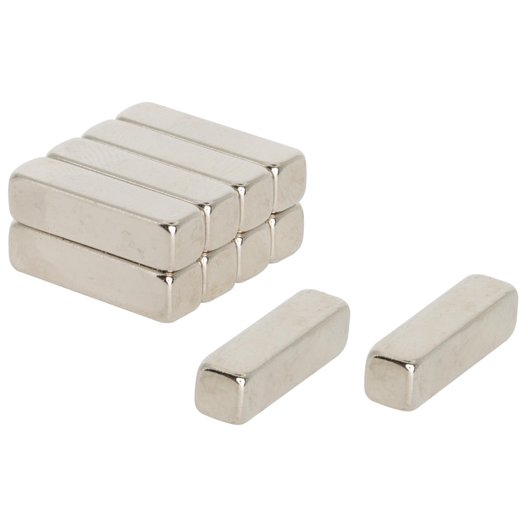 N42 Magneta Neodimio Per Arti, Mestieri, Produzione Di Modelli, Fai -Da -Te, Hobby, Ufficio E Casa - 15mm x 4mm x 4mm Di Spessore - 2,2kg Di Tiro - Pacchetto Di 200