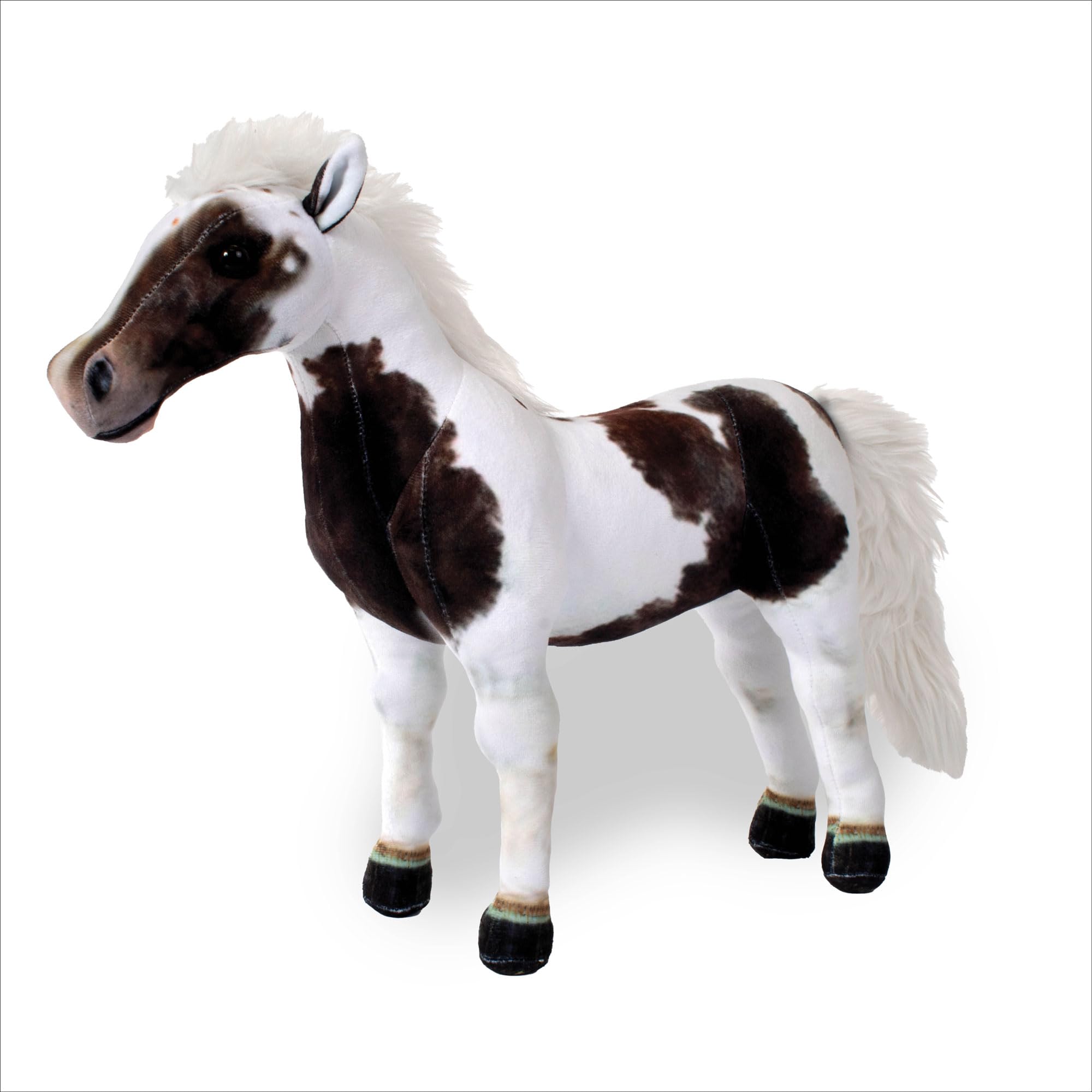 Real Planet 14" Horse Stuffed Animal - Realistic Horse Plush Toy for Kids, Horse Decor Stuffed Animals, Plush Farm Animal, Cute and Lovely Horse