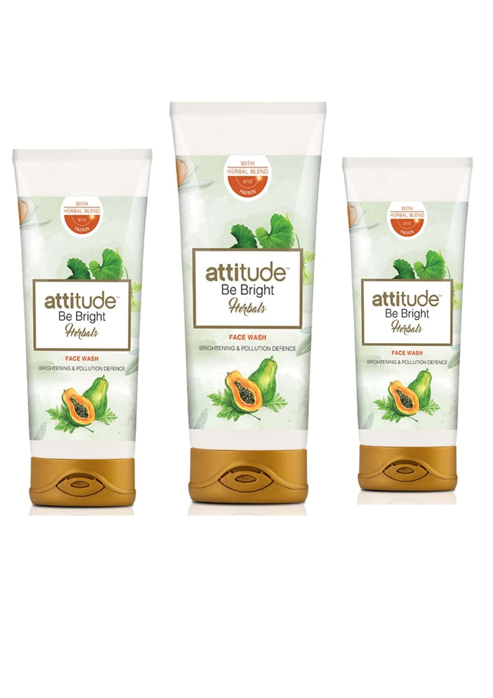 Amway Attitude Be Bright Herbals Face Wash 100ml Each PO2 product image 3