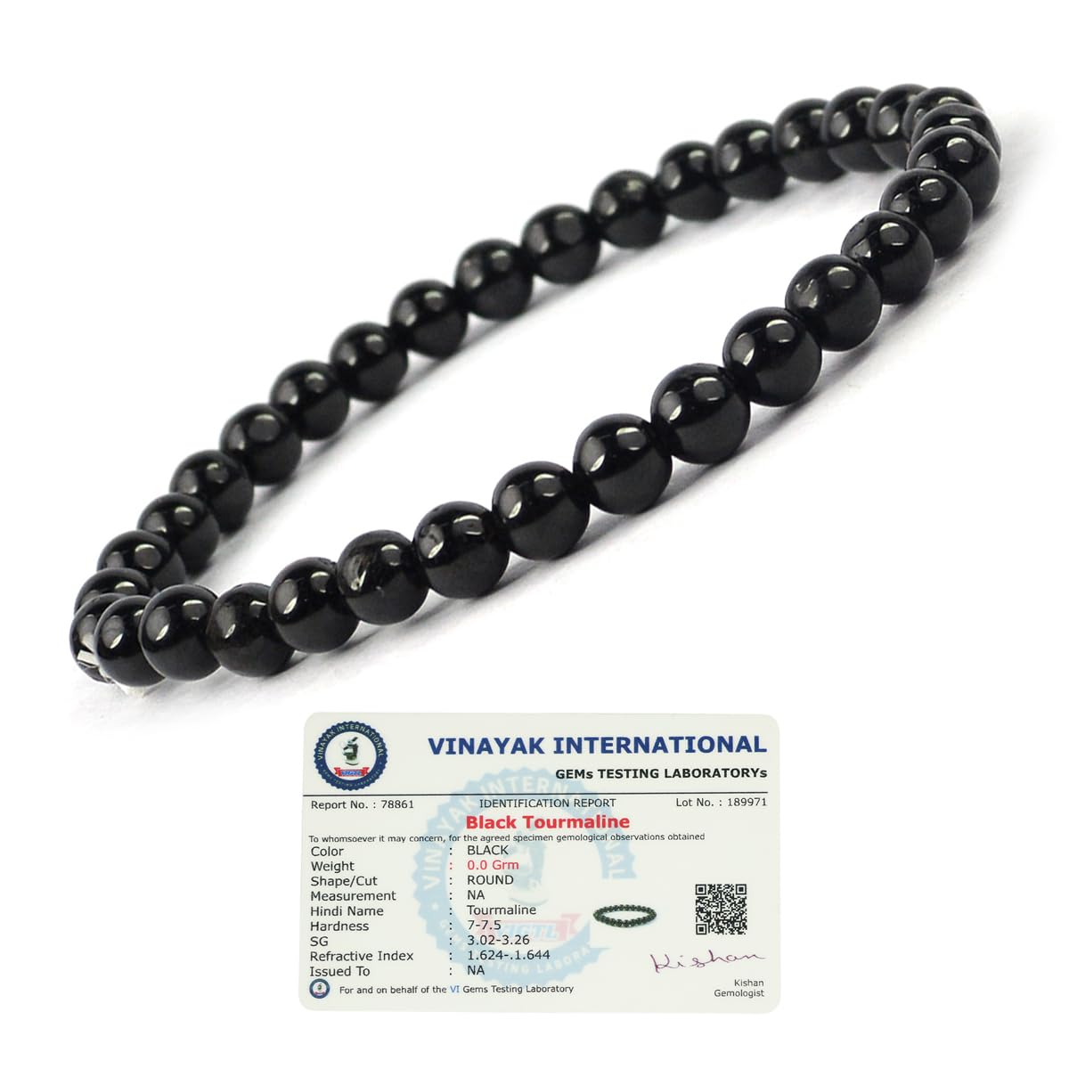 Crystu Certified Black Tourmaline Bracelet Reiki Healing Crystal Stone 6mm Bracelet, Charged By Reiki Grandmaster & Vastu Expert (B09TFG2TKP) Amazon Price History, Amazon Price Tracker