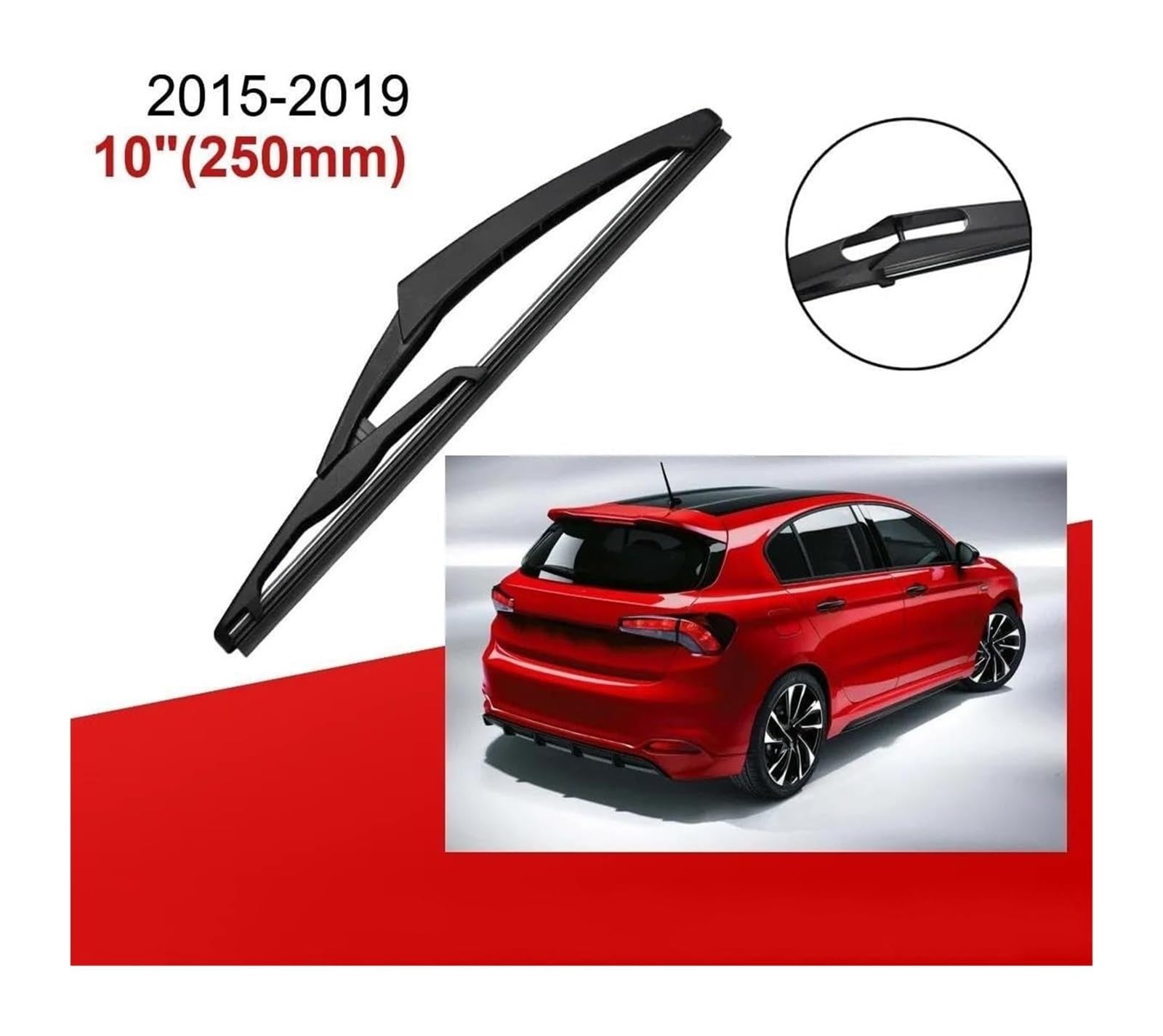 tergicristallo per Fiat per Tipo 356 2015 2016 2017 2018 2019 26 "+16"+10" Spazzole Tergicristallo Anteriori Posteriori Spazzole Spazzole Tergicristallo Auto
