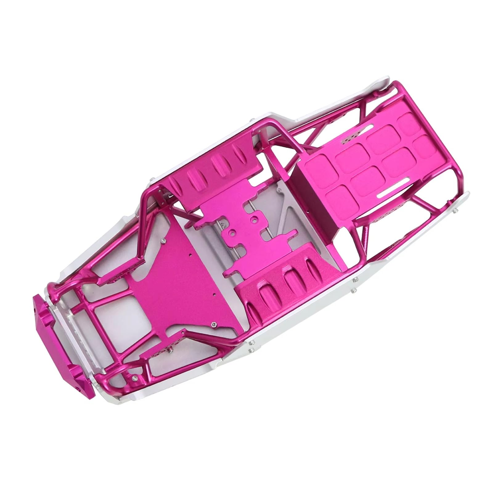 Compatible con SCX24 1/24 RC Crawler Coche Mejoras Piezas Chasis De Aluminio Rocas Jaula Pieza Tubo Carrocería para Piezas