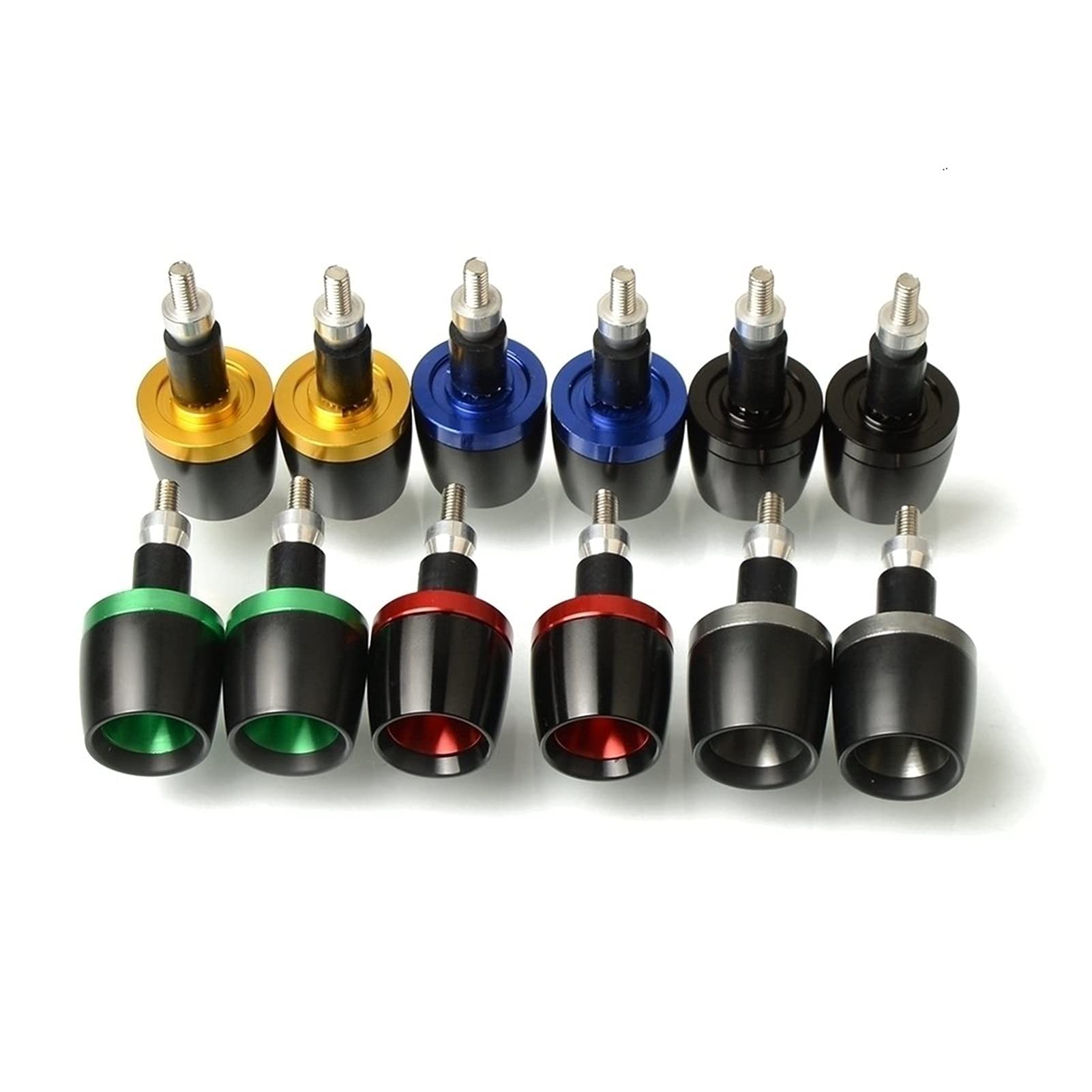 Embouts De Guidon Moto Universels 17mm/22mm - Aluminium Anodisé, Couleur Or, Pour Daytona 660 2024-2025 - 3