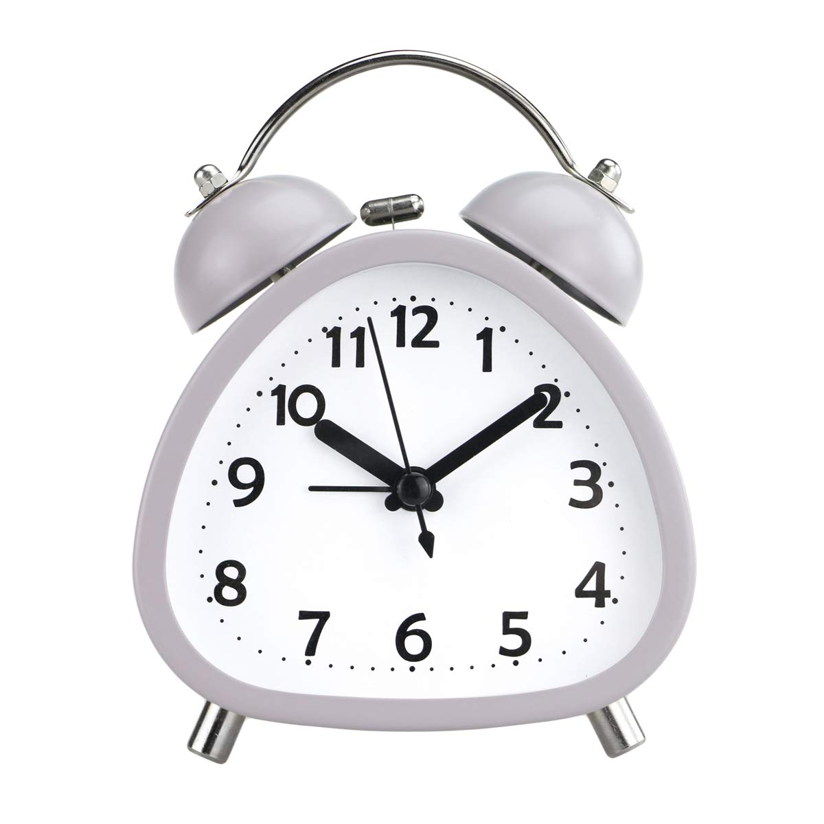 Buy PILIFE 3” Small Triangle Analog Twin Bell Alarm Clock, Cute Shape