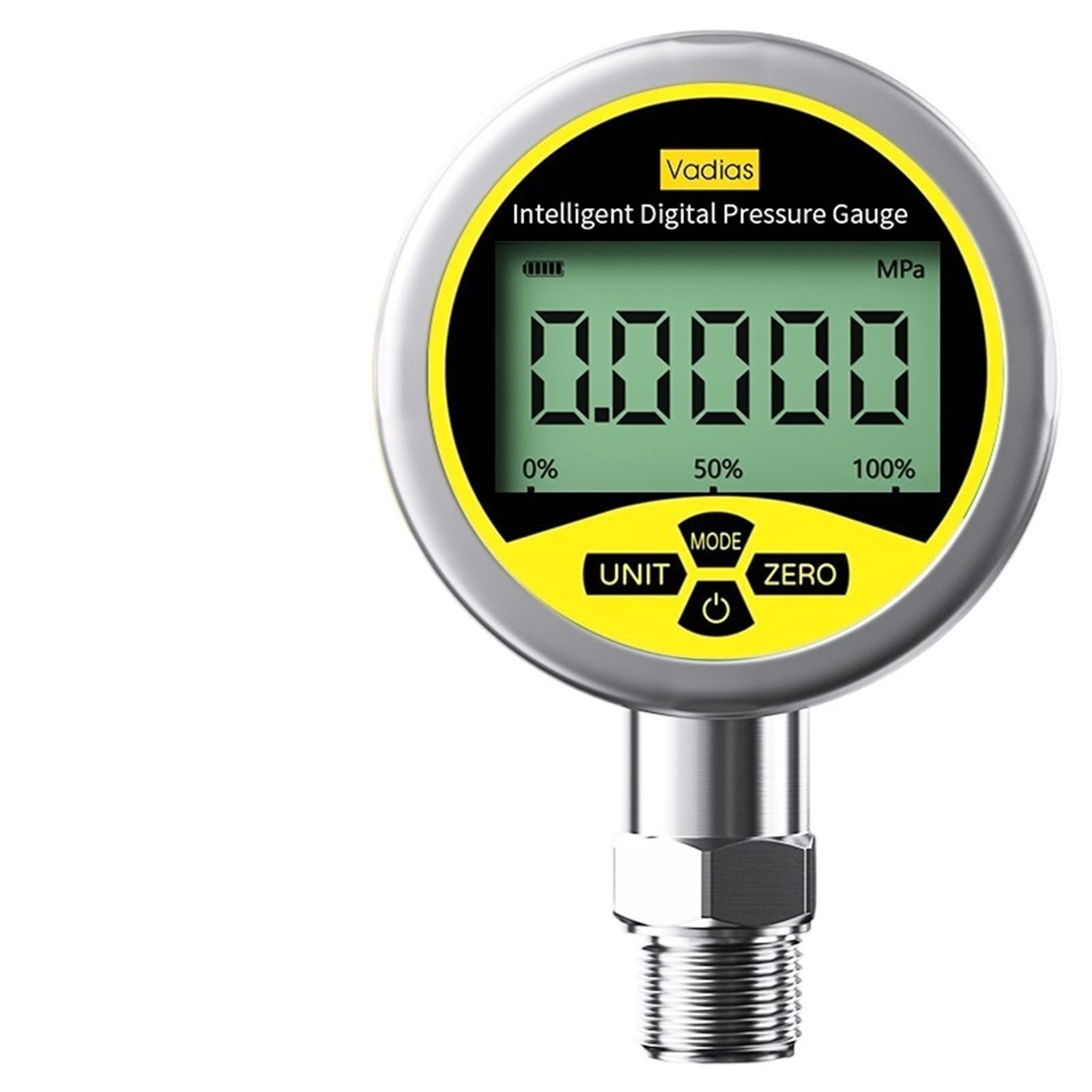 Medidor de presión Digital, manómetro de presión con pantalla de 0,1bar/1bar/10bar, 100kpa-0, 0,1-0,06mpa, 0,1-0,15mpa, 1 ud.