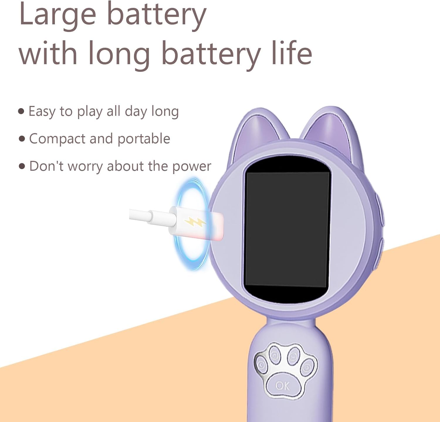 WADEO Mini Microscope Numérique Portable, 100x Loupe De Lecture Lneuse, Loupe Avec Lère Blanche