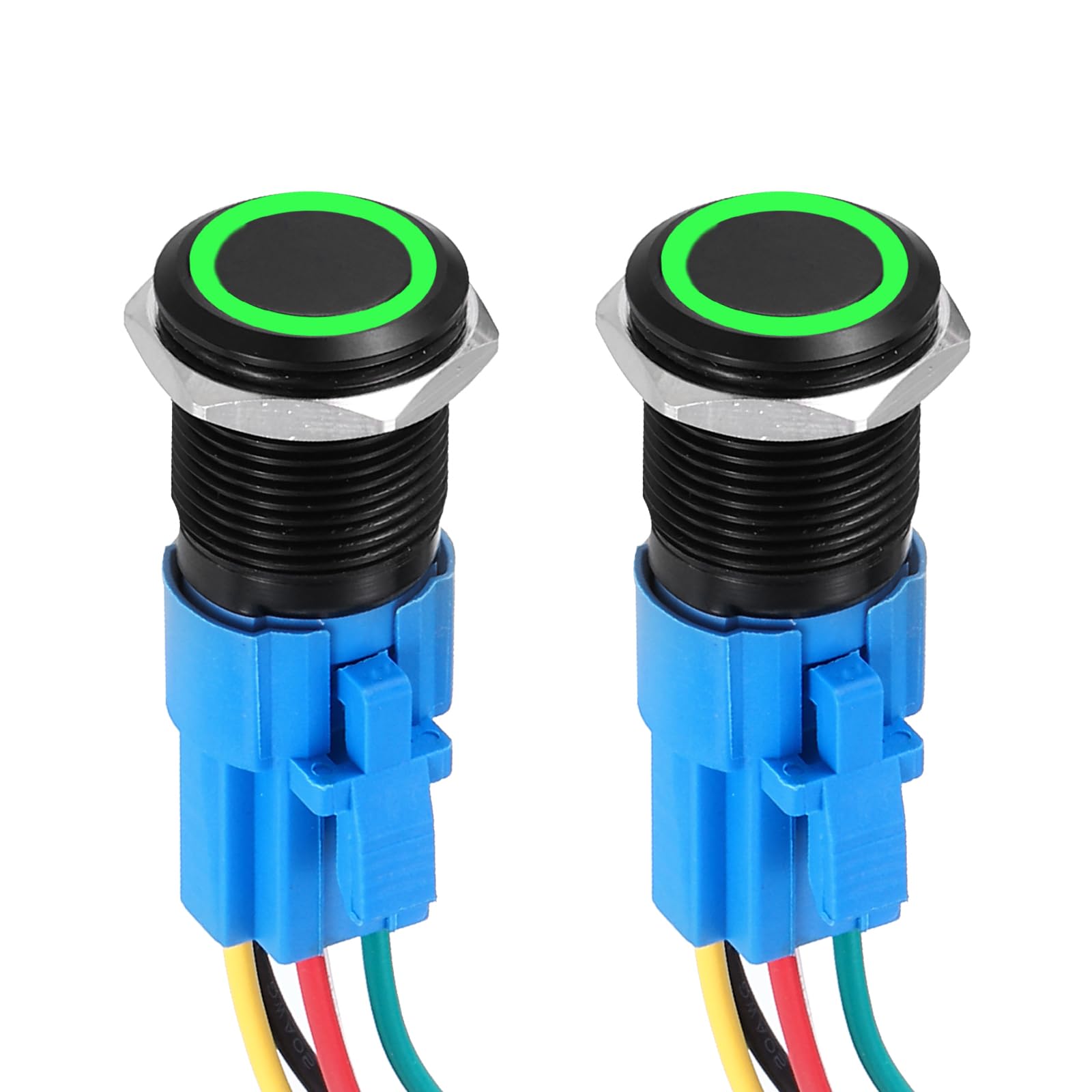 DMiotech 2 Pcs 16mm / 5/8" Push Button Switch