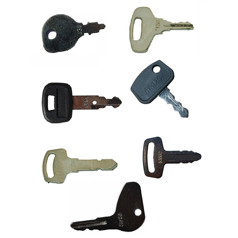 Kubota Heavy Equipment / Construction Ignition Key Set (7 Keys