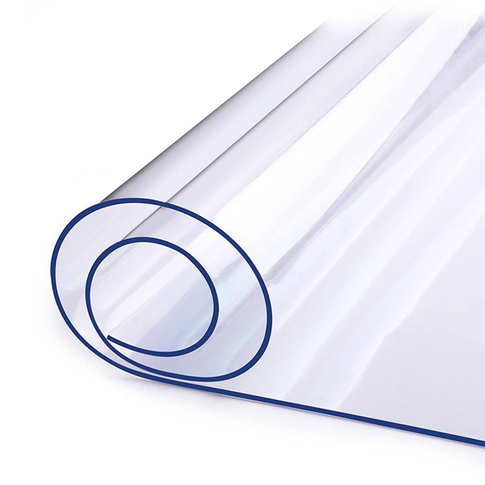 Protection de table transparente PVC film imperméable nappe carrée