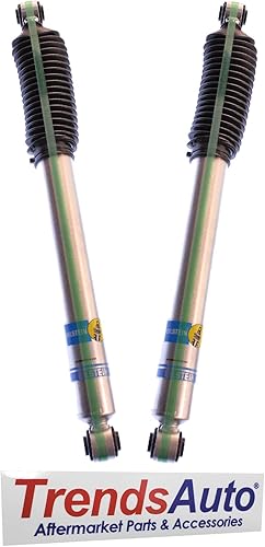 Miniatura 6 de Bilstein B8 5100 Series - Par de amortiguadores de monotubo trasero para Ram 1500 2009-2022 con elevación trasera de 0-1 pulgada  Incluye calcomanía