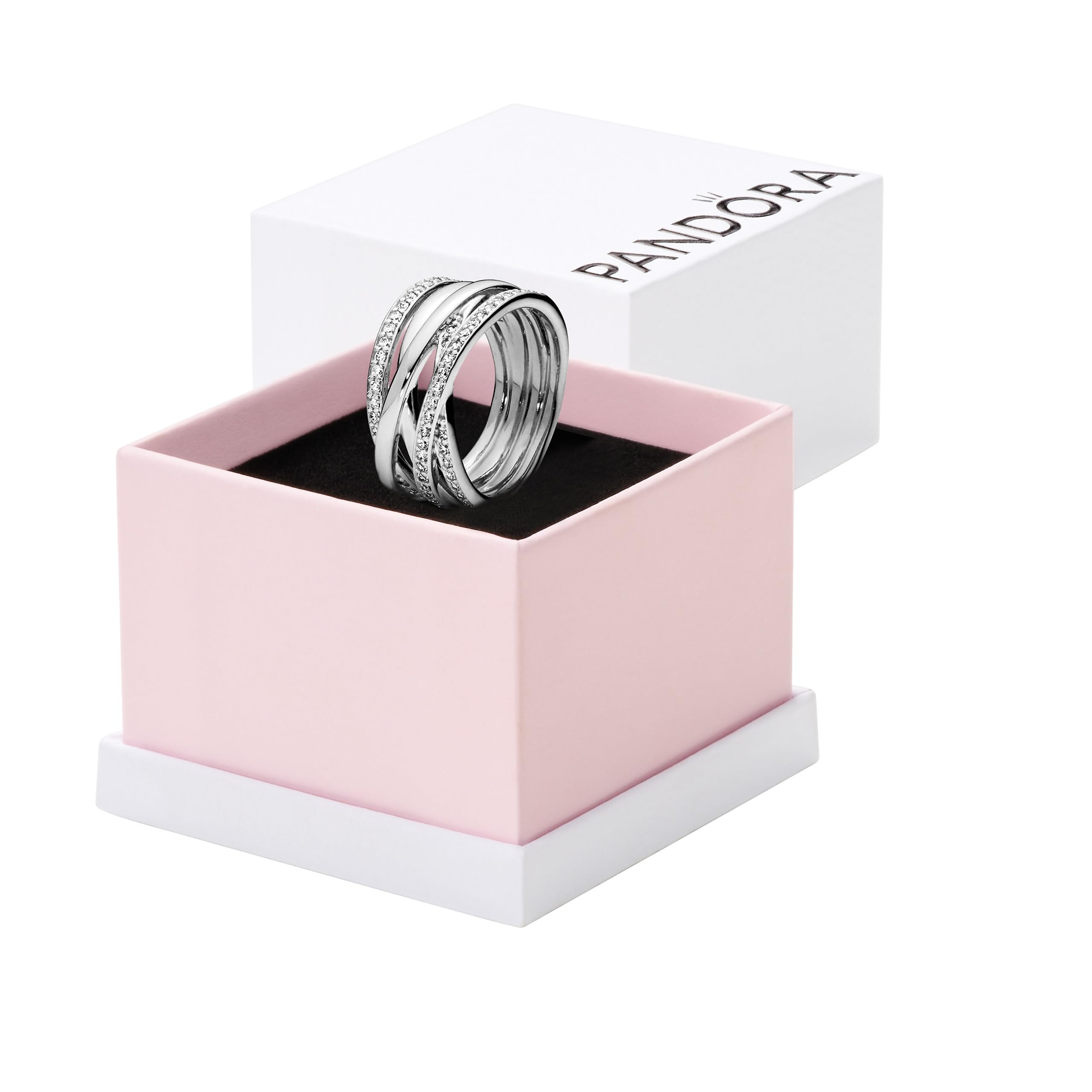 Pandora Silver/Light Daisy Flower Ring, Size 48