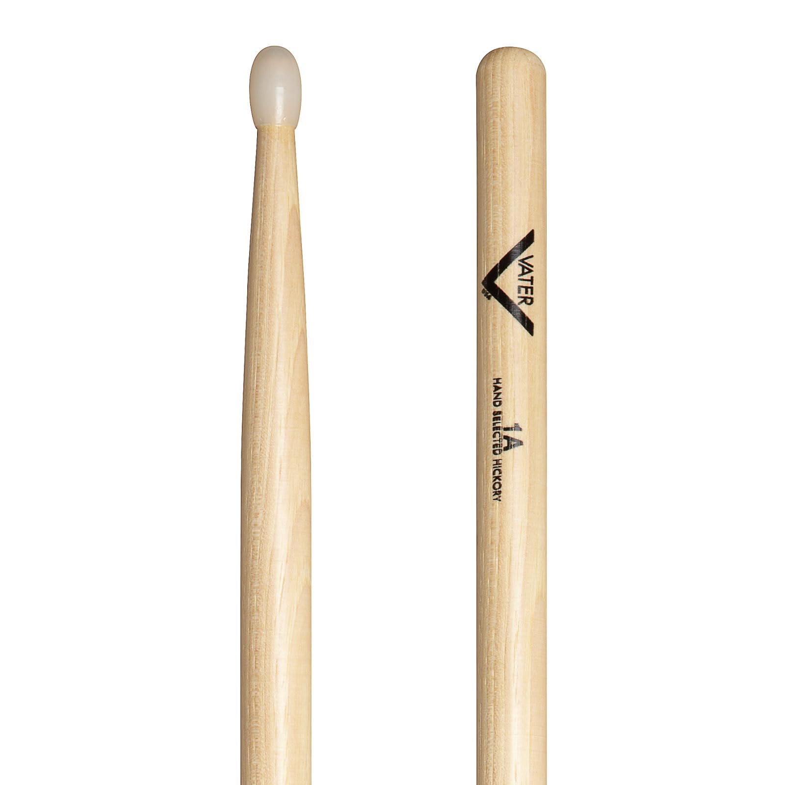 Vater - 1AN (Nylon Tip) American Hickory Drumsticks - VH1AN