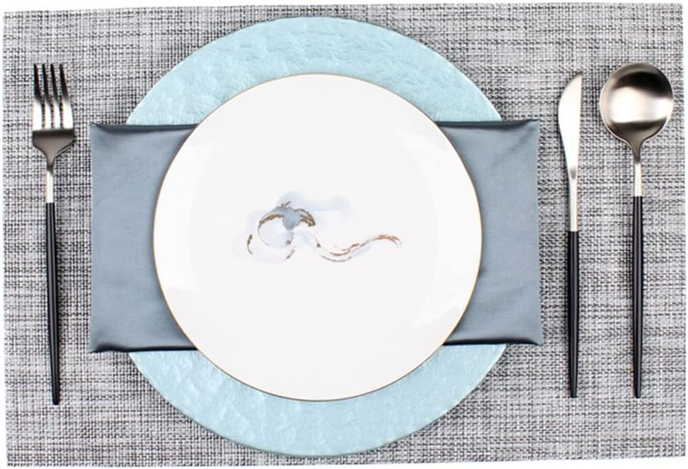 Kitchen Tableware Western Plate Restaurant Dining Table Dinner Placemat Napkin Set