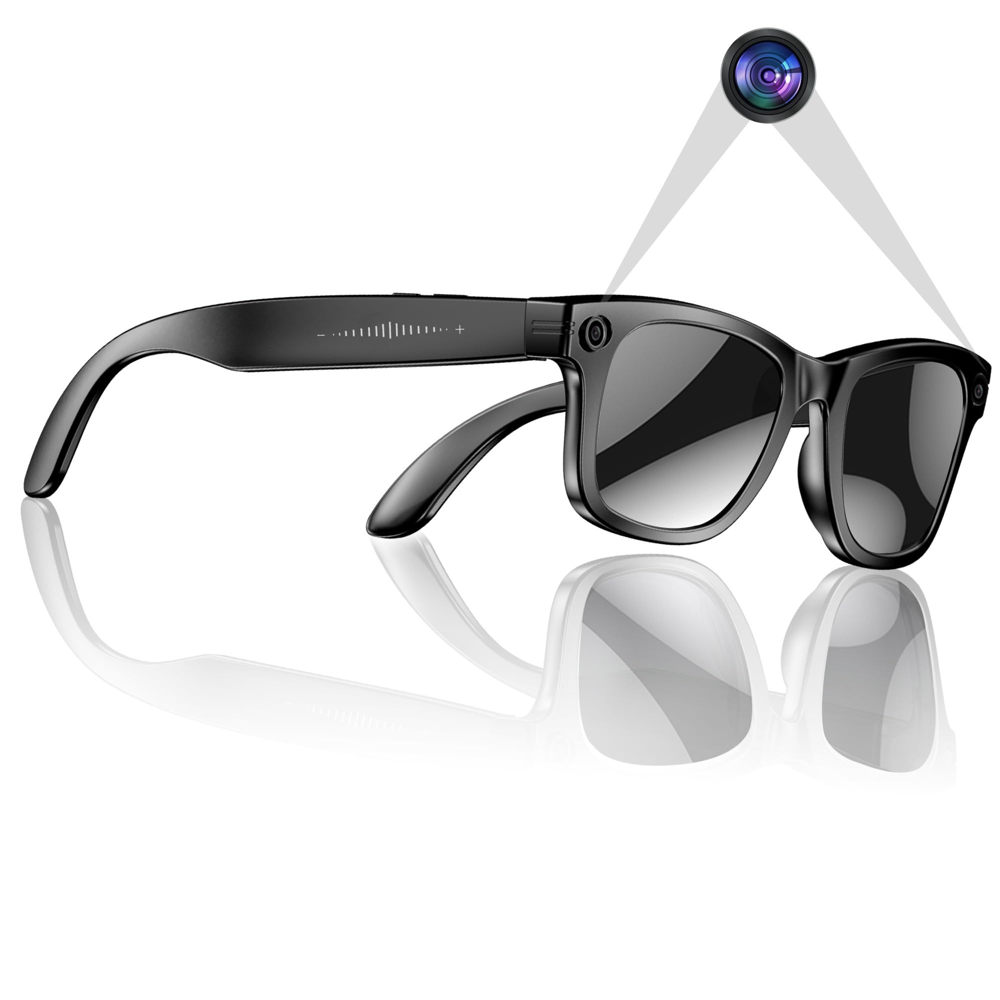 Yowow BIT AI Smart 4K Camera Glasses HD 1080P Videos Ultra-Wide Anti-Shake Vlog Recording AI Translation AI Voice