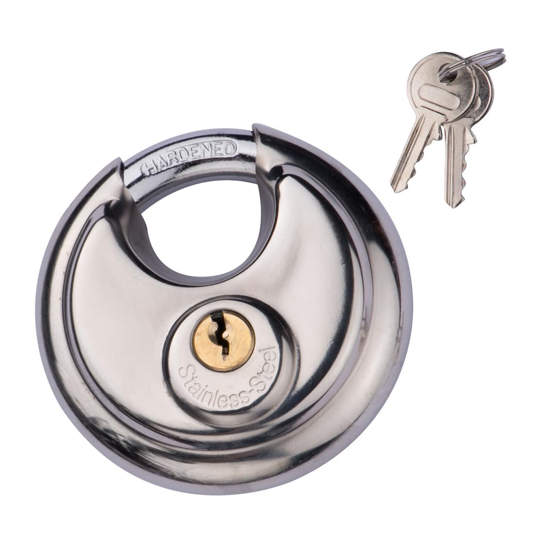 Lucchetto Con Chiave, Interno, Ovale, 50 Mm, Arco In Acciaio Temprato - Foto 8