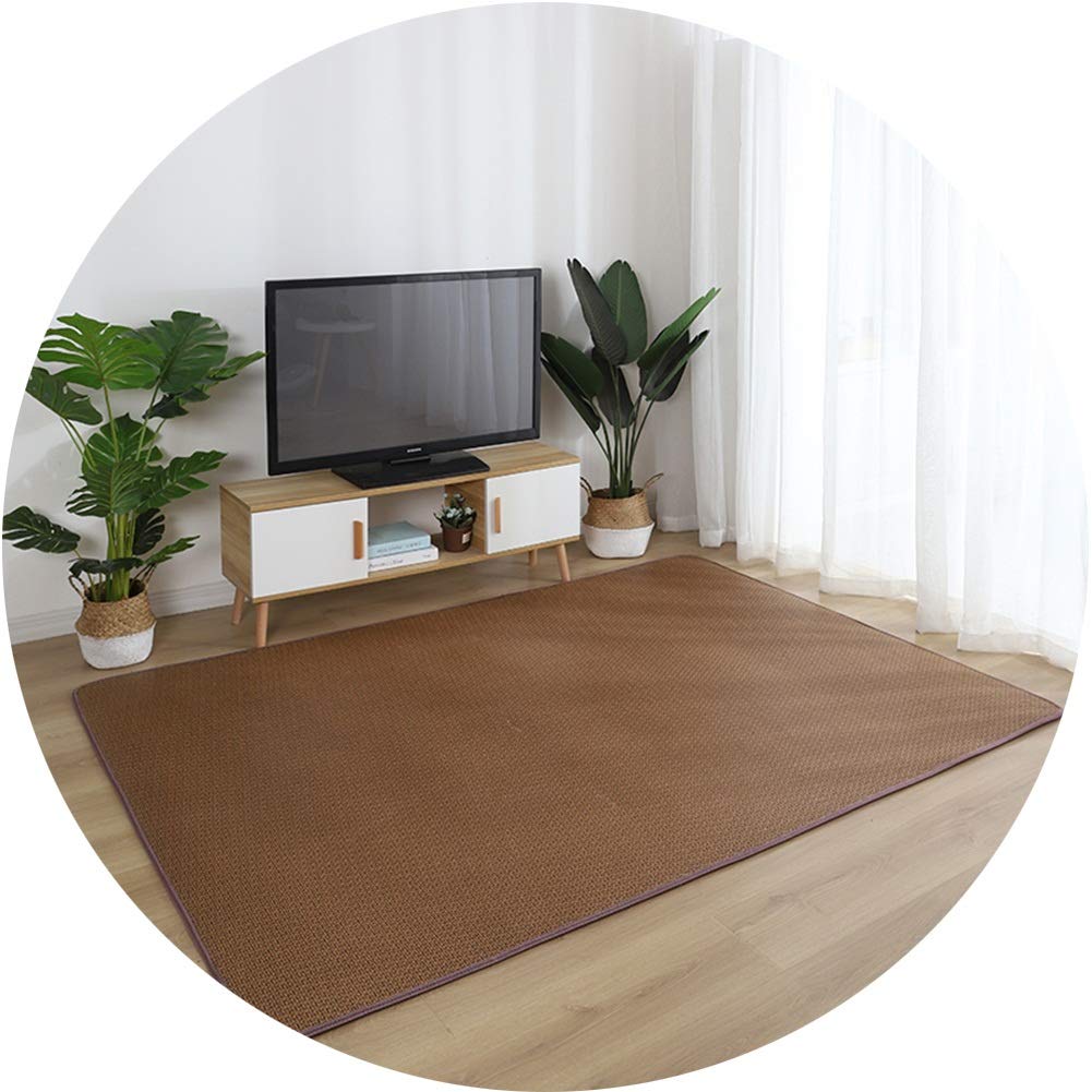 Tapis en bambou 150x200 couverture de sol antidérapante été pour yoga