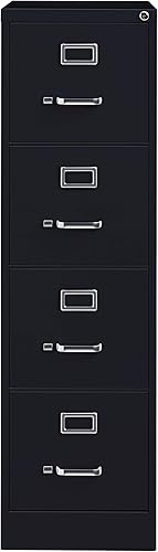 Miniatura 3 de Office Dimensions Archivador vertical comercial de 4 cajones de ancho de letras 22 pulgadas de profundidad color negro