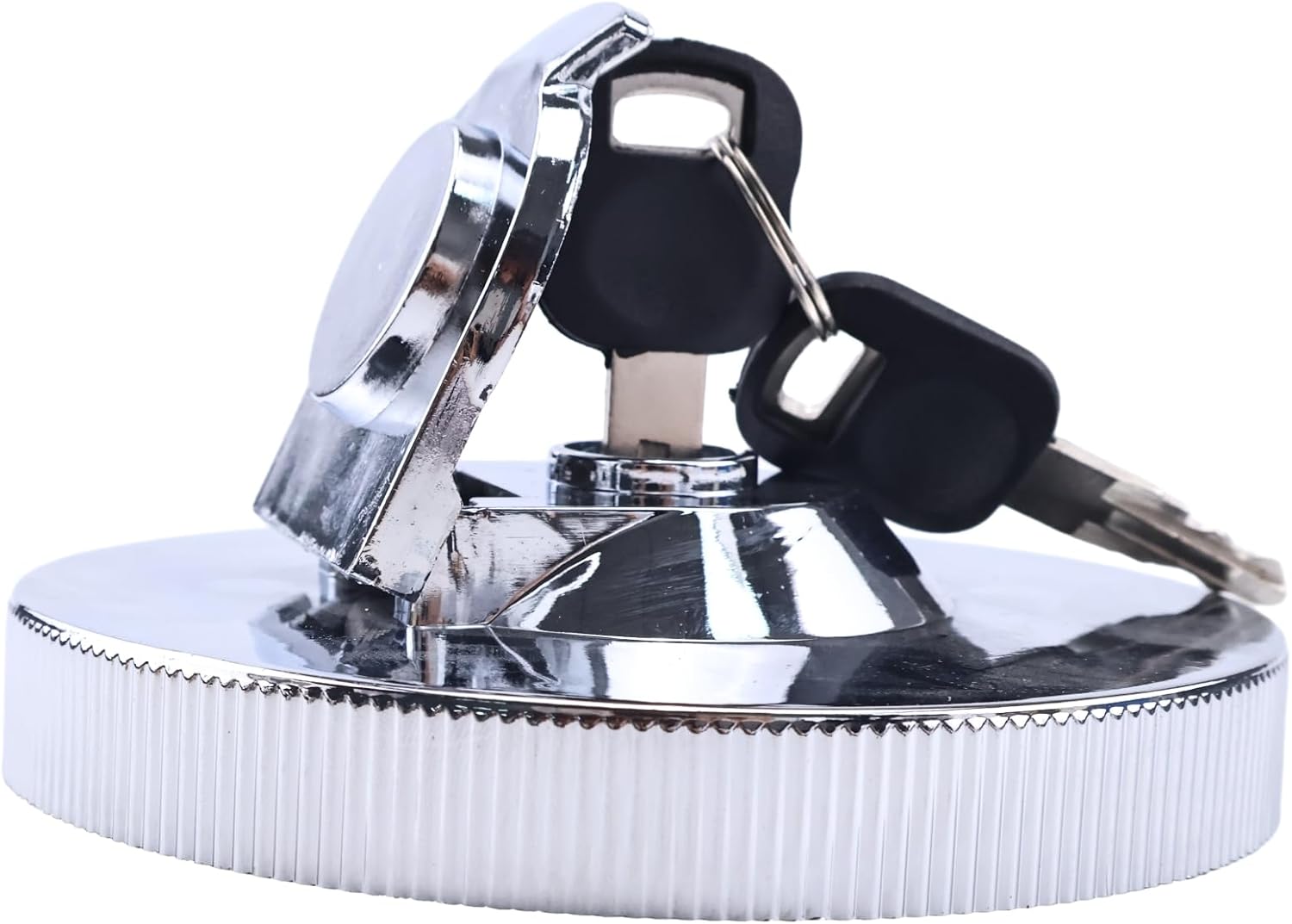 FridayParts Locking Fuel Cap 096-310 0963100 With Key Compatible for Caterpillar CAT E110 E110B E120 E120B E140 E180 E200B E240 E300 E450 E650 E70 Replacement