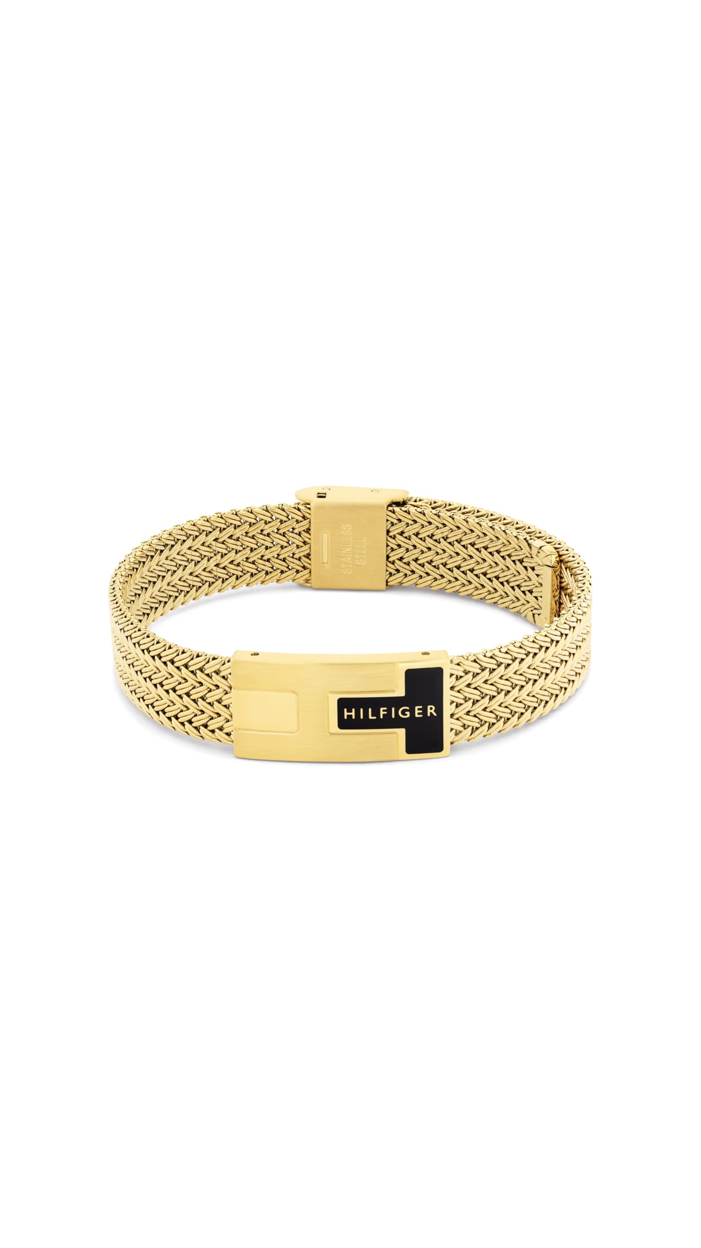 Tommy Hilfiger Bracciale con catena regolabile in maglia dorata da uomo NAUTICAL MESH Collection